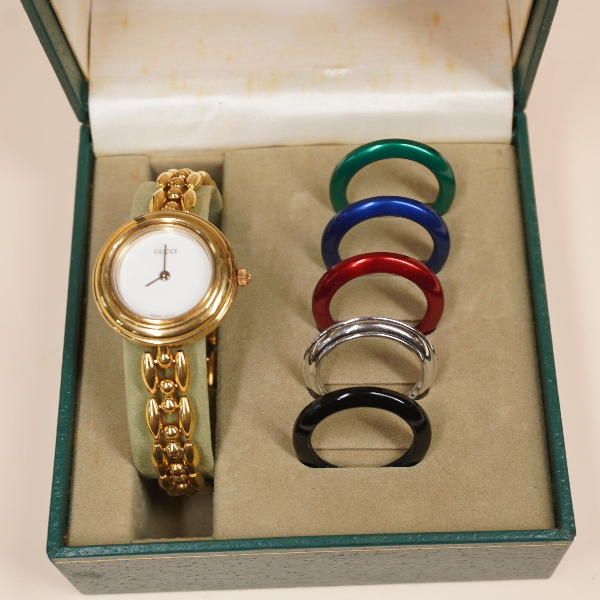 PRE-OWNED GG Vintage Interchangeable Bezel Watch