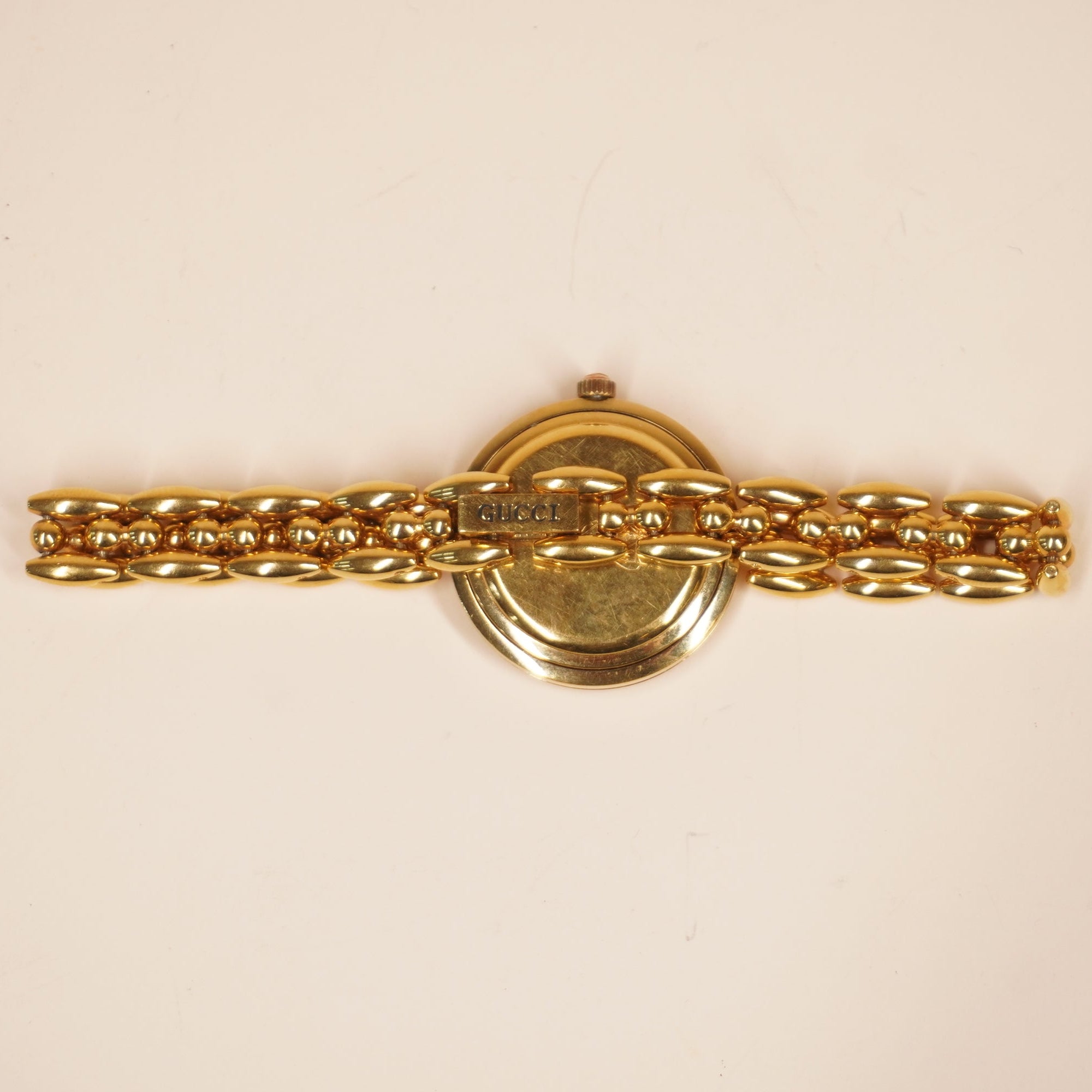 PRE-OWNED GG Vintage Change Bezel Watch Gold Plated
