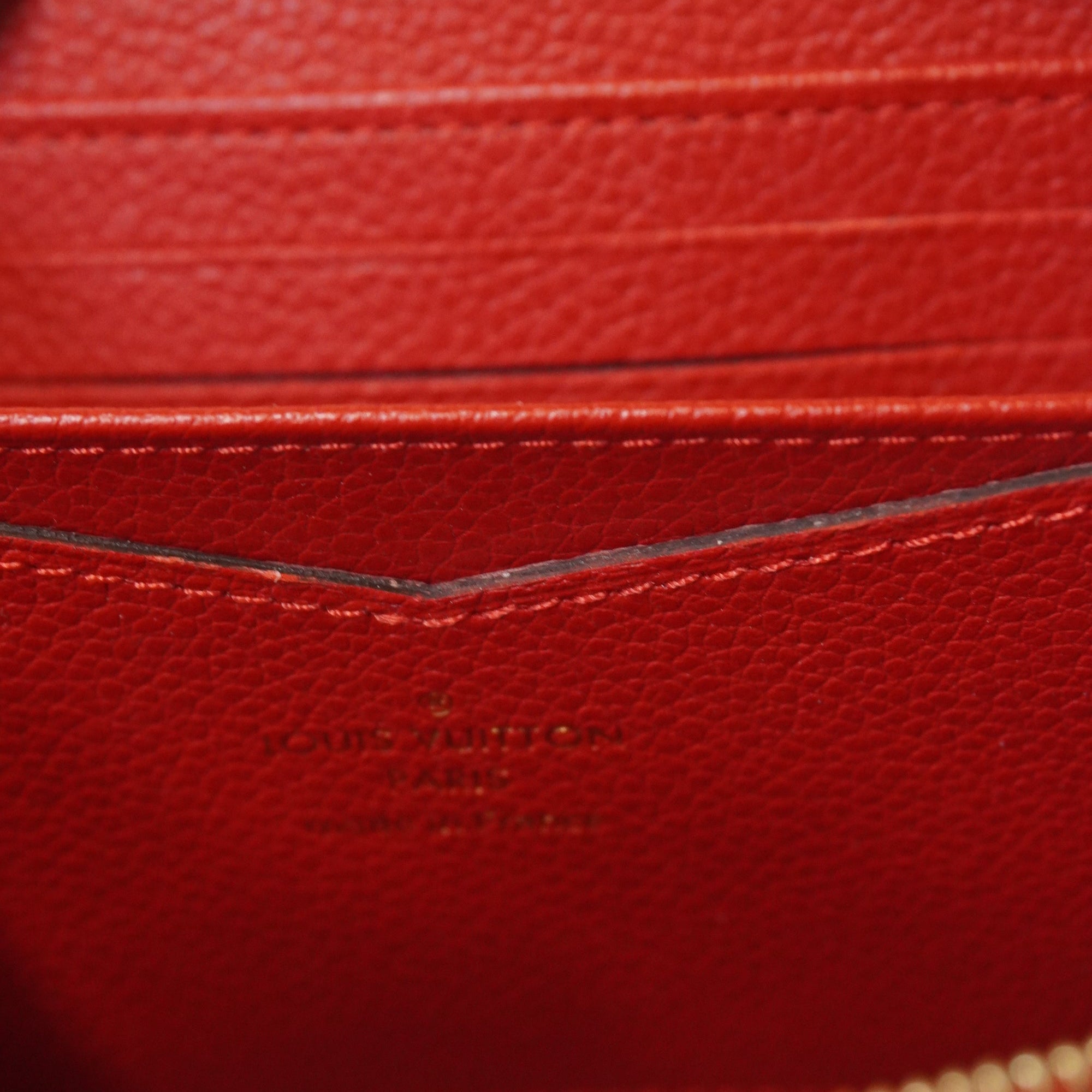 PRE-OWNED Empreinte Zippy Coin Purse Cherry