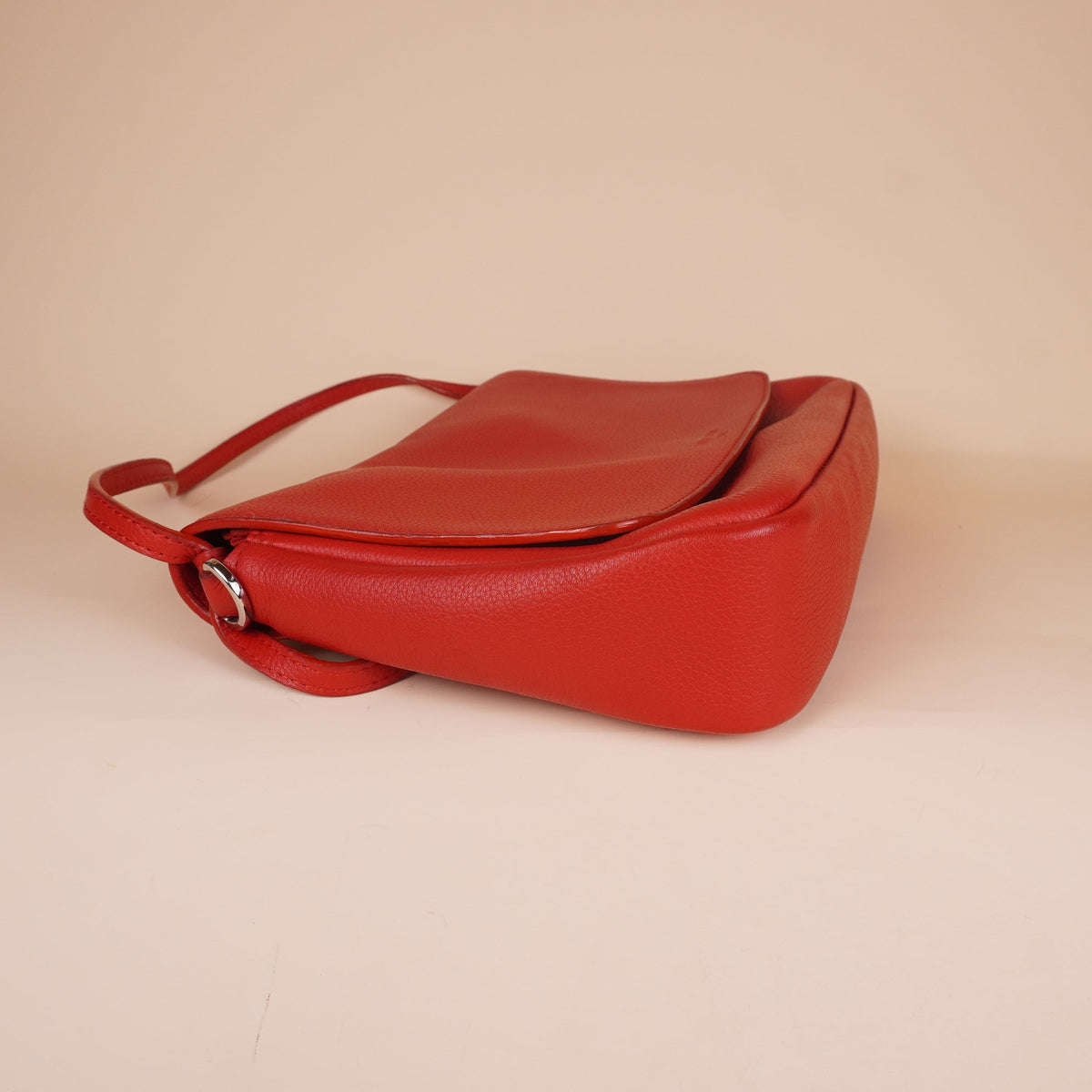 PRE-OWNED LV Red Leather Parnasea Esan Ciel Shoulder Bag