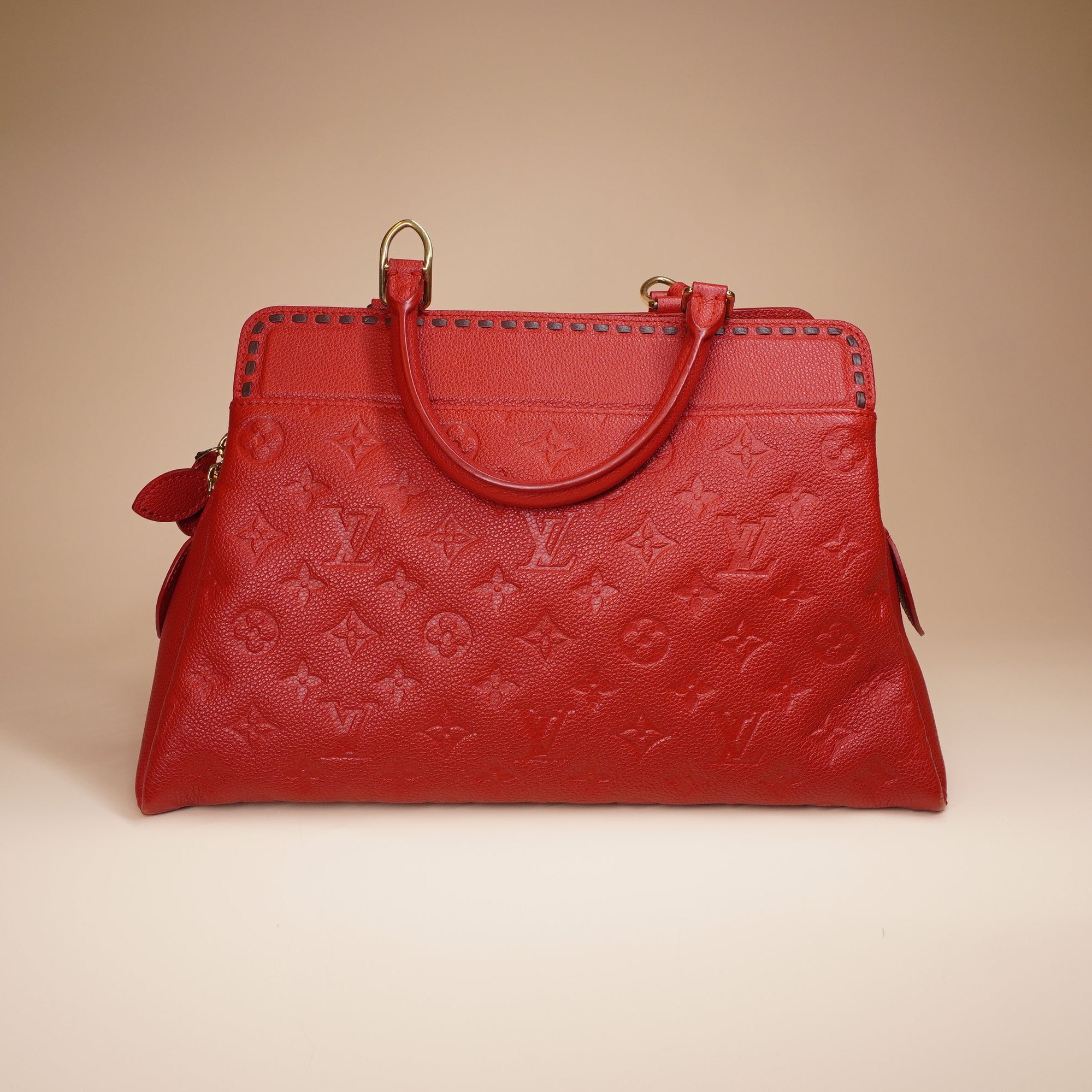 PRE-OWNED LV Monogram Empreinte Vosges MM Shoulder Bag