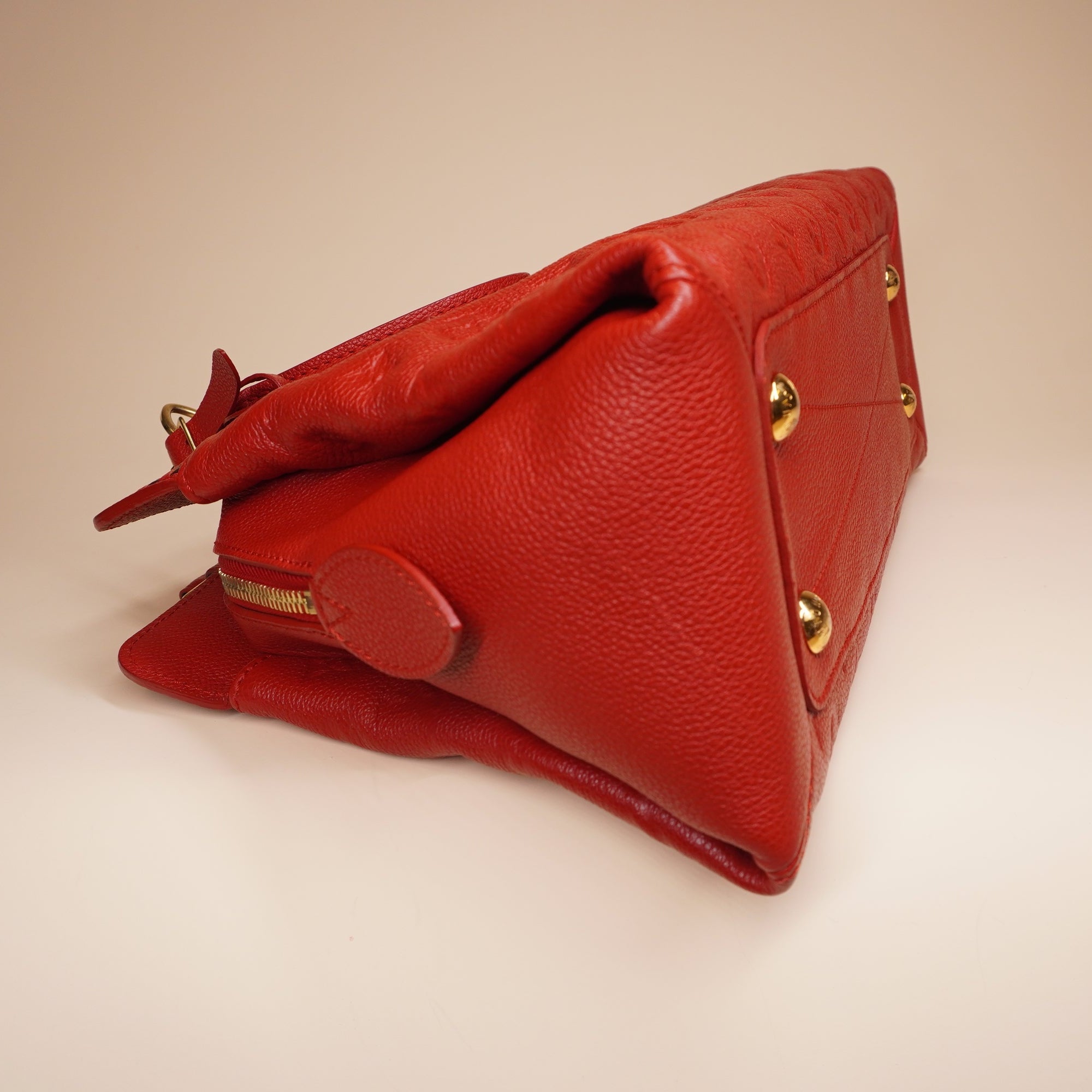 PRE-OWNED LV Monogram Empreinte Vosges MM Shoulder Bag