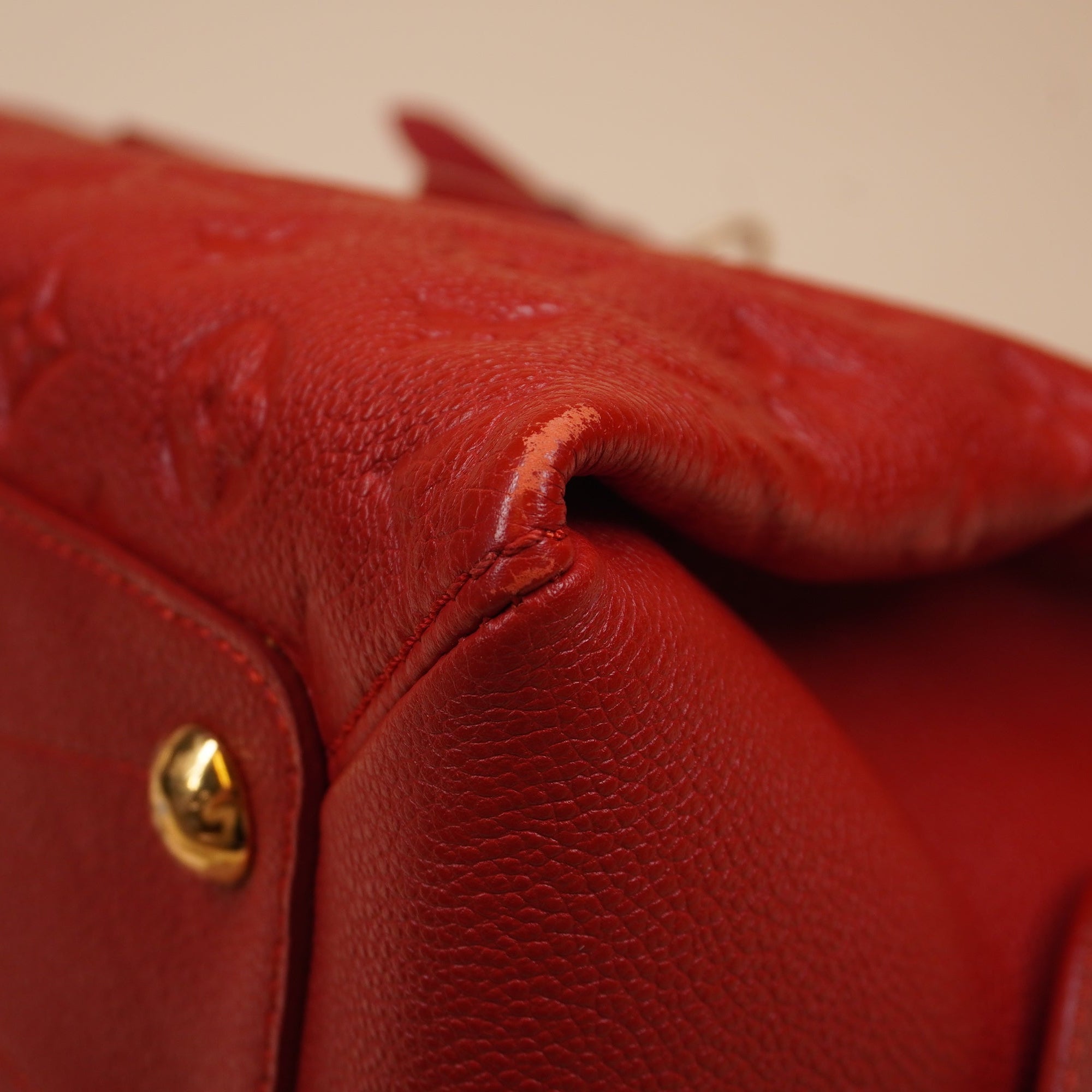 PRE-OWNED LV Monogram Empreinte Vosges MM Shoulder Bag
