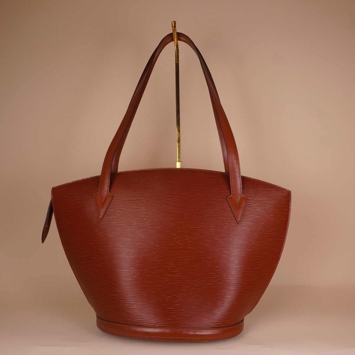 PRE-OWNED LV Brown Epi Saint Jacques PM Shoulder Bag