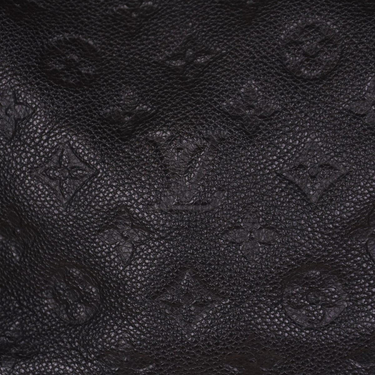 PRE-OWNED LV Black Monogram Empreinte Ponthieu PM Shoulder Bag