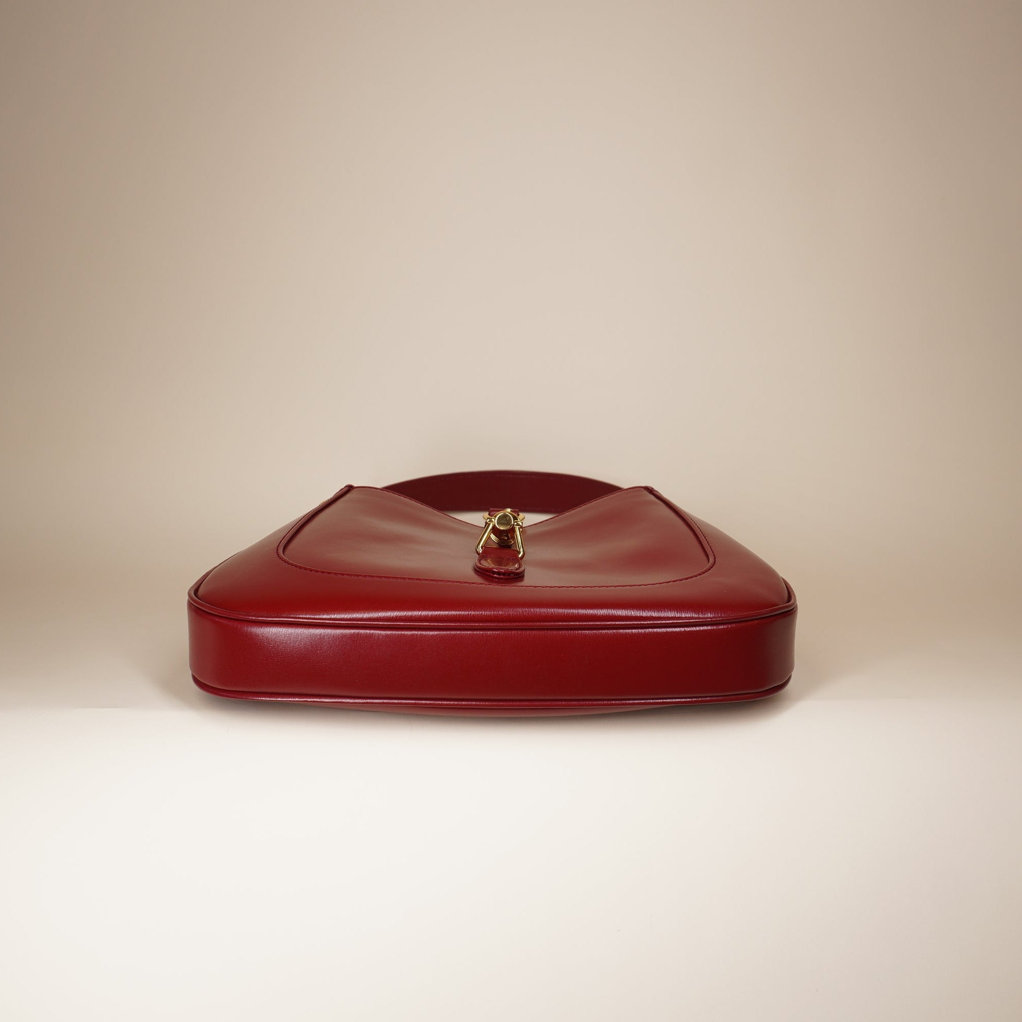 PRE-OWNED Small Leather Jackie 1961 Hobo Red Shoulder Bag