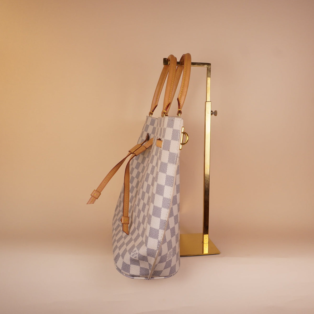 PRE-OWNED LV Damier Azur Girolata Shoulder Bag