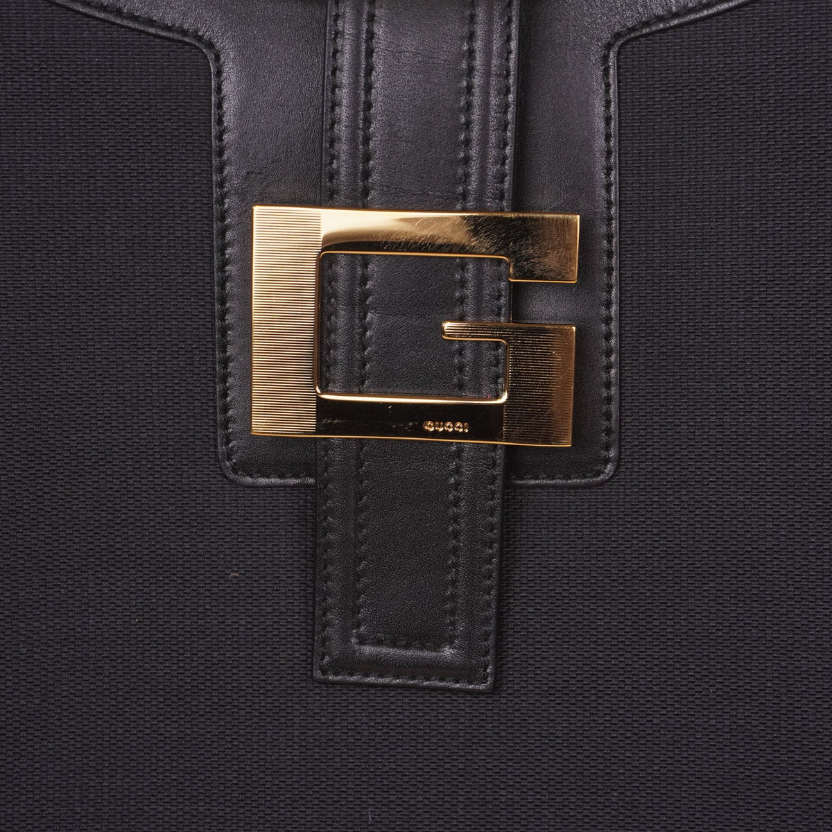 PRE-OWNED GG Vintage Square G Buckle Shoulder Bag