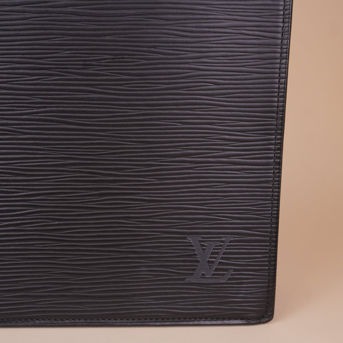 PRE-OWNED LV Black Epi Leather Monogram Ombre