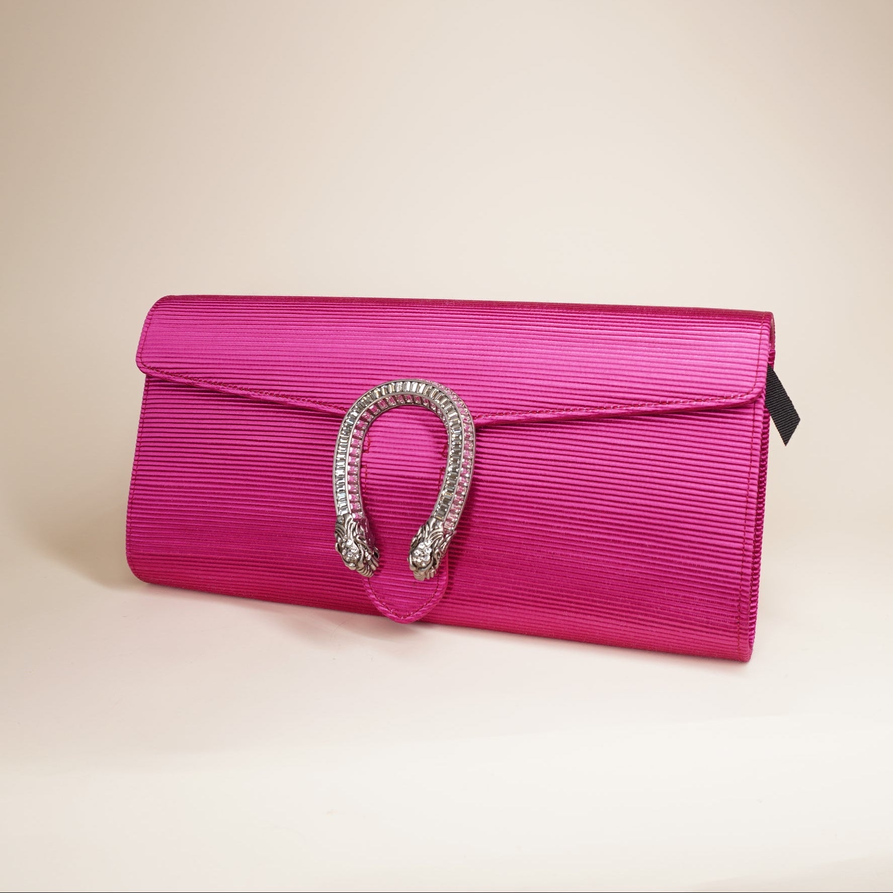PRE-OWNED Dionysus Small  Fuchsia Satin Shoulder Bag