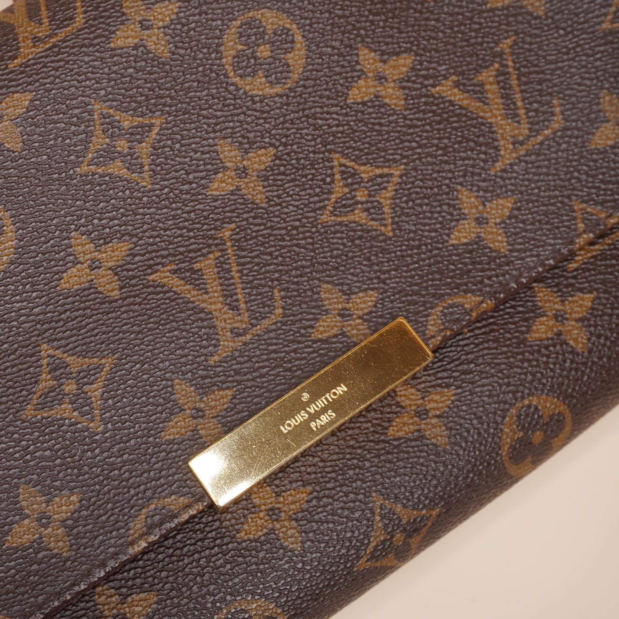 PRE-OWNED LV Monogram Favorite MM Crossbody Bag