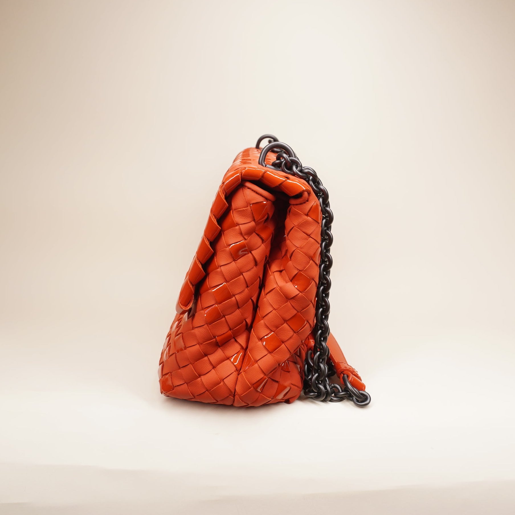 PRE-OWNED Small Nappa Intrecciato Olimpia Shoulder Bag