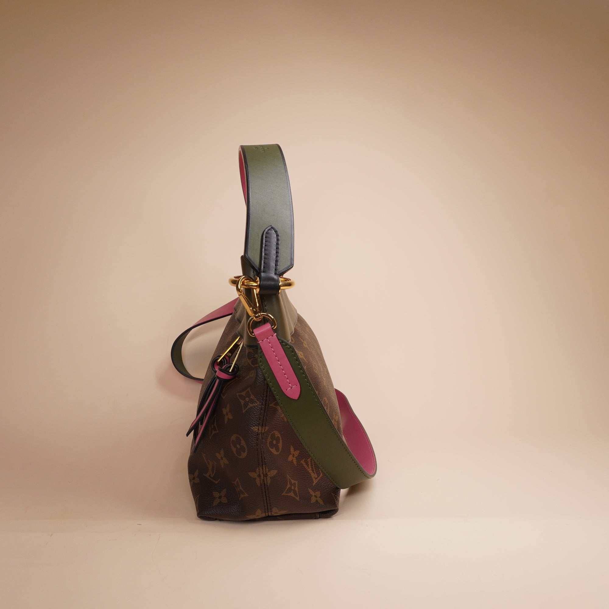 PRE-OWNED LV Monogram Tuileries Besace Kaki Shoulder Bag
