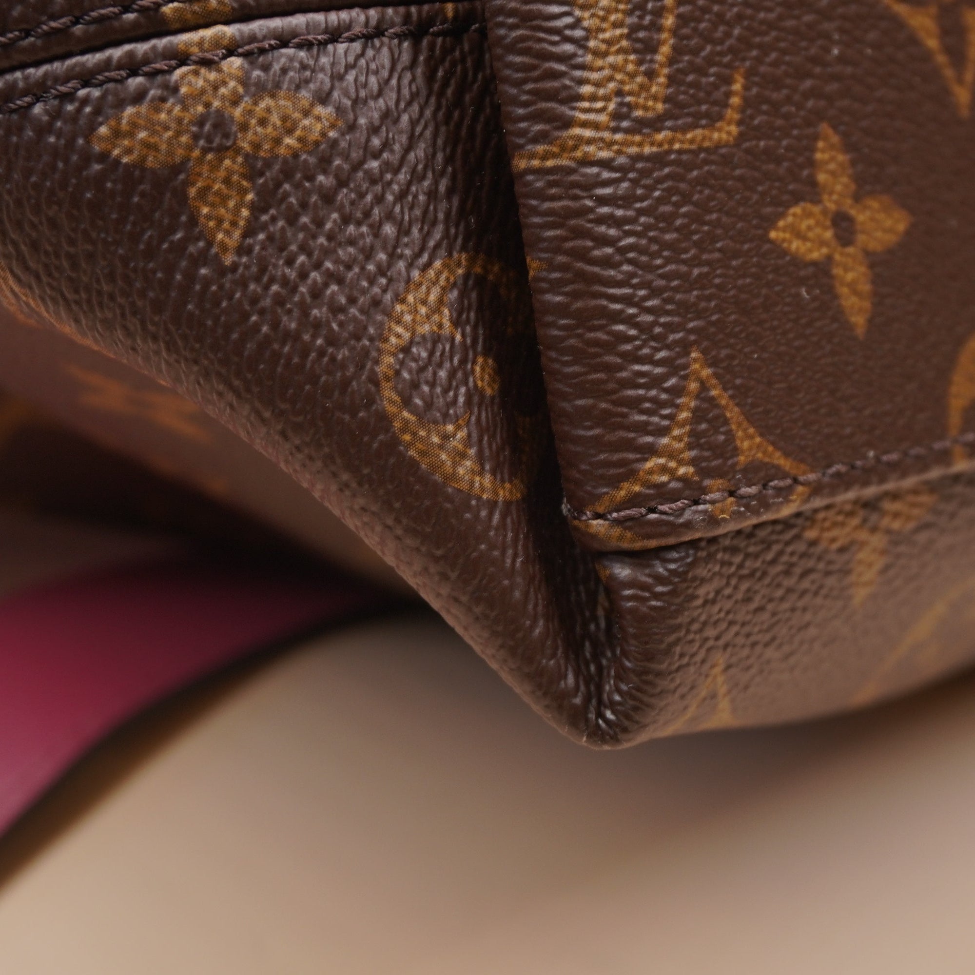 PRE-OWNED LV Monogram Tuileries Besace Kaki Shoulder Bag