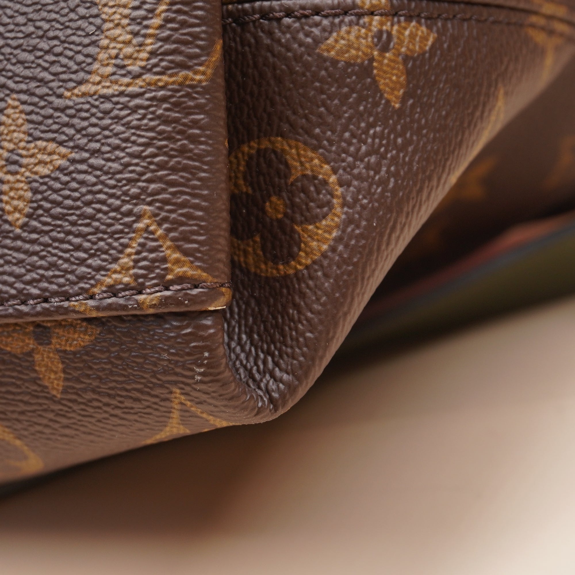 PRE-OWNED LV Monogram Tuileries Besace Kaki Shoulder Bag