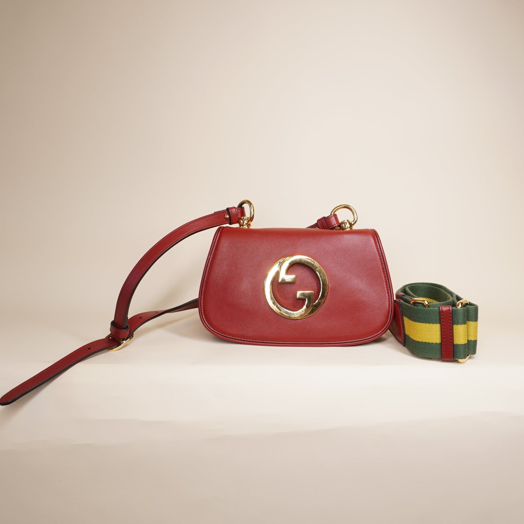 PRE-OWNED Mini Leather Blondie Crossbody Bag