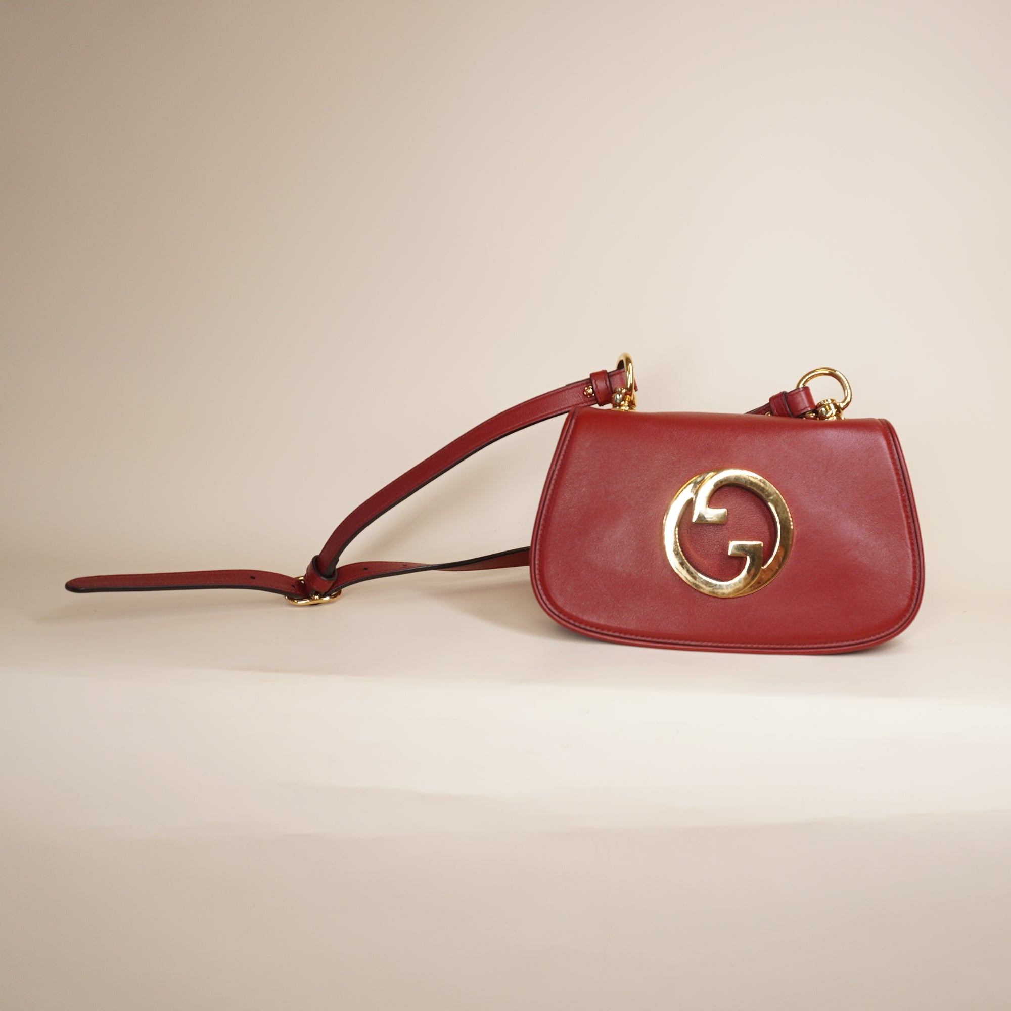 PRE-OWNED Mini Leather Blondie Crossbody Bag