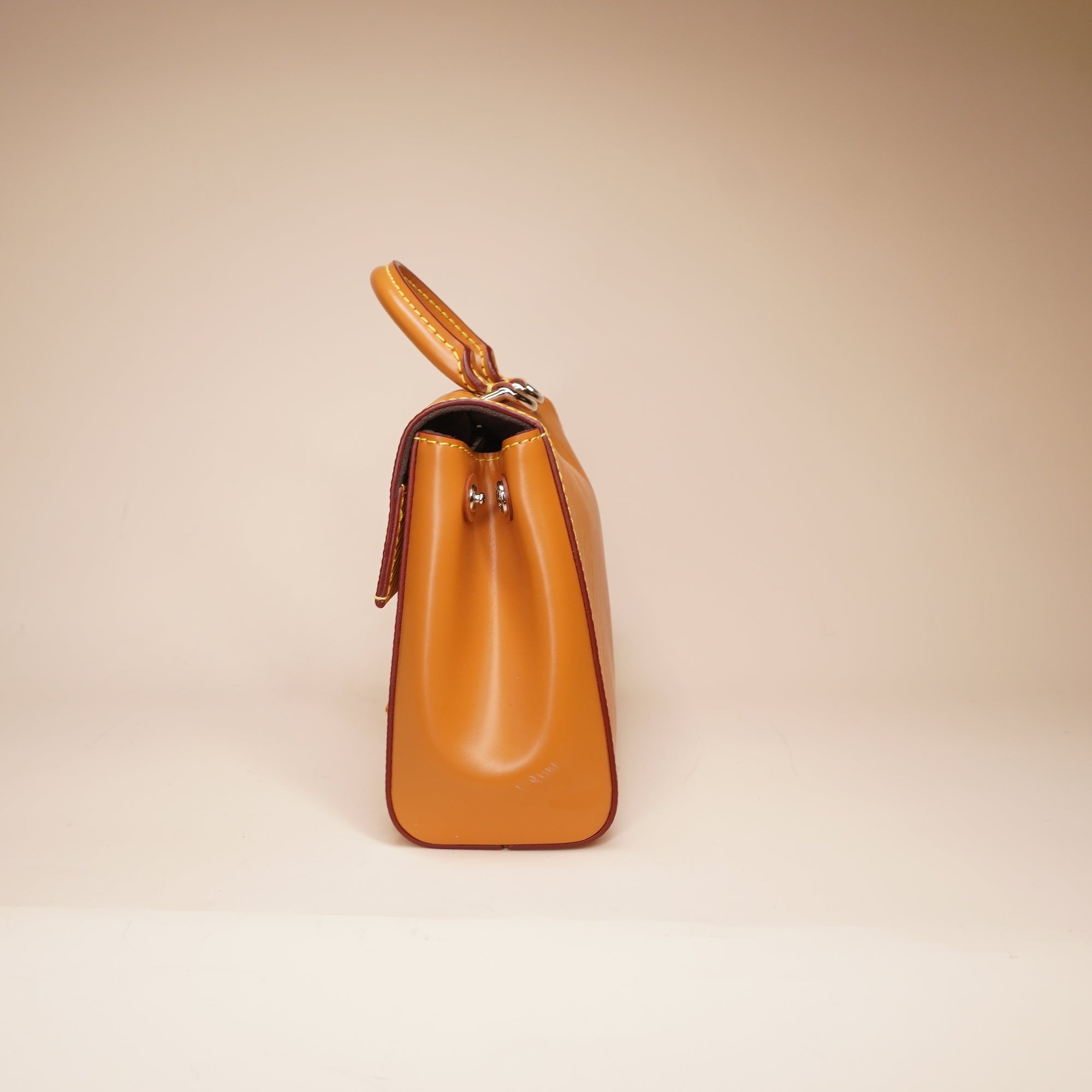 PRE-OWNED LV Epi Cluny Mini Gold Honey Shoulder Bag