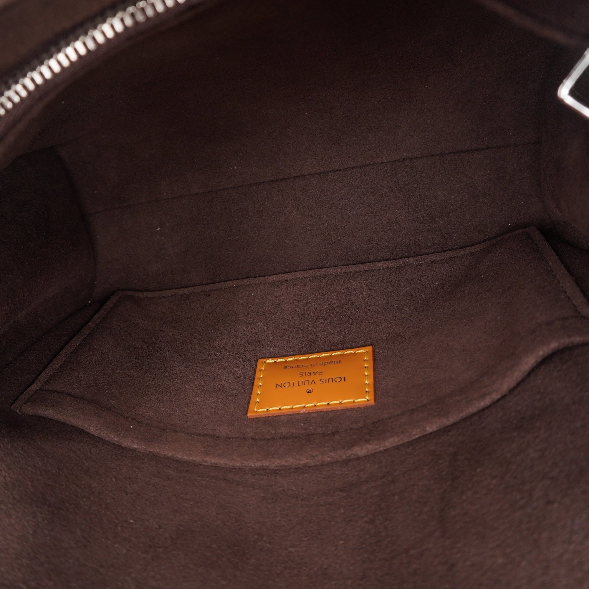 PRE-OWNED LV Epi Cluny Mini Gold Honey Shoulder Bag