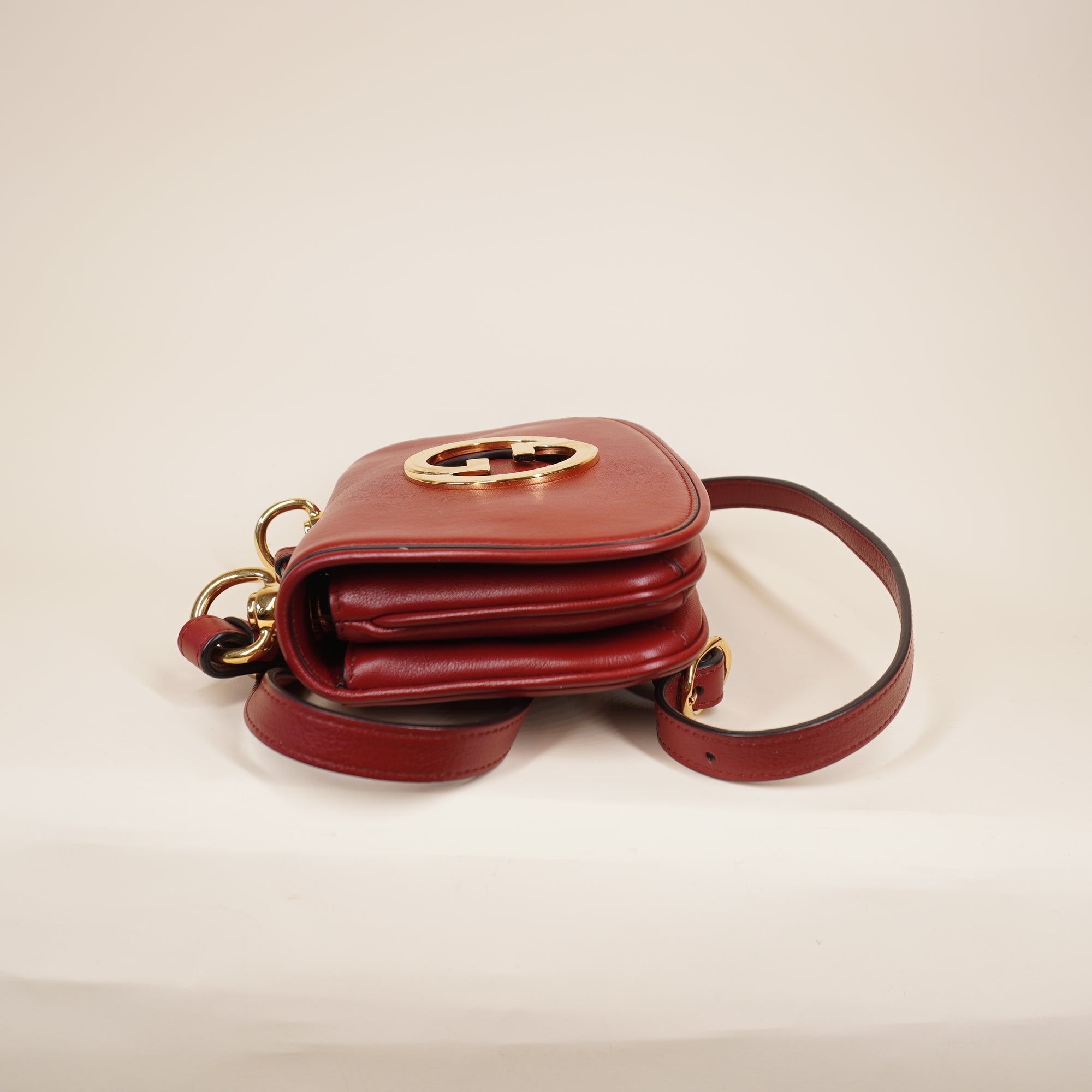 PRE-OWNED Mini Leather Blondie Crossbody Bag