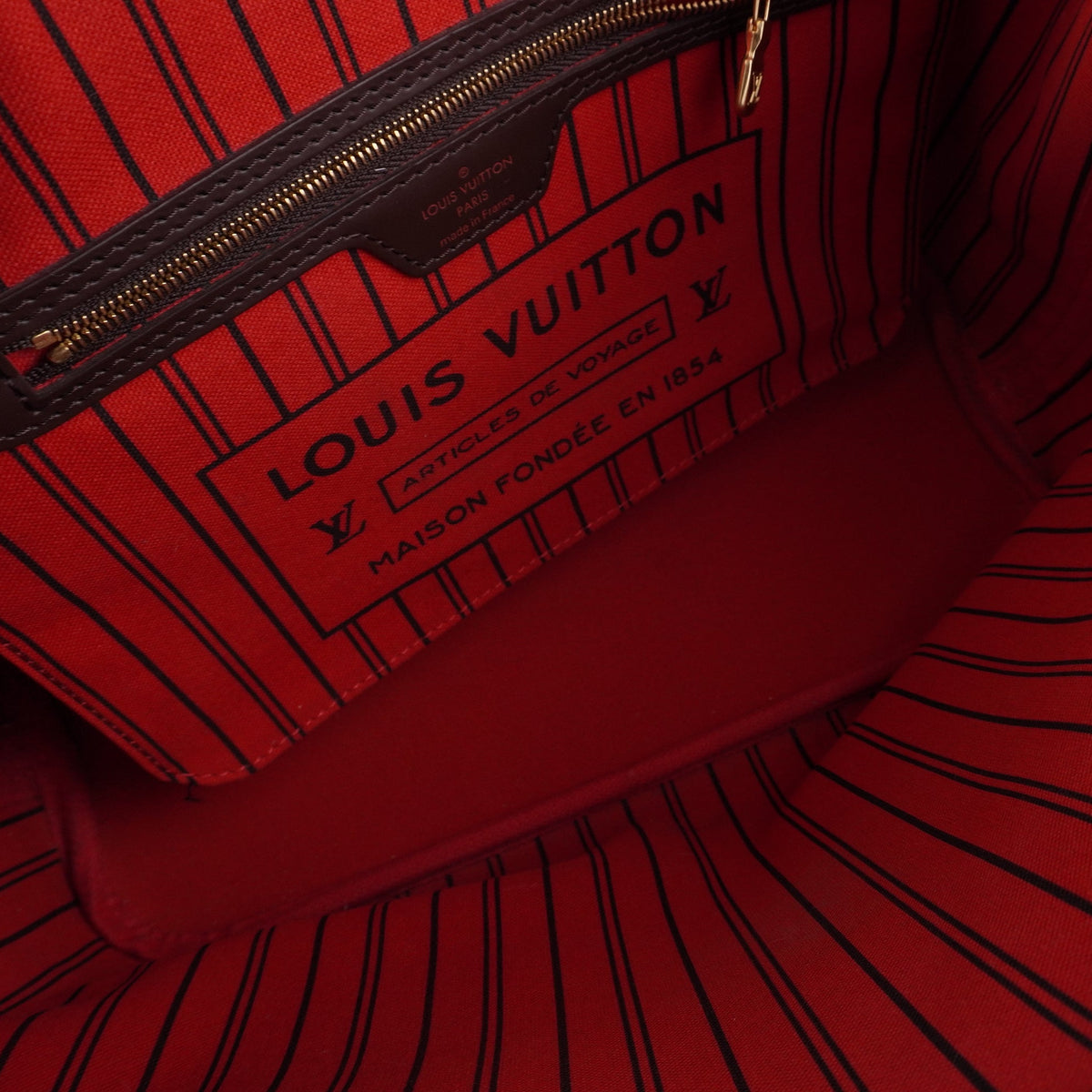 PRE-OWNED LV Damier Ebene Canvas Neverfull PM Shoulder Bag