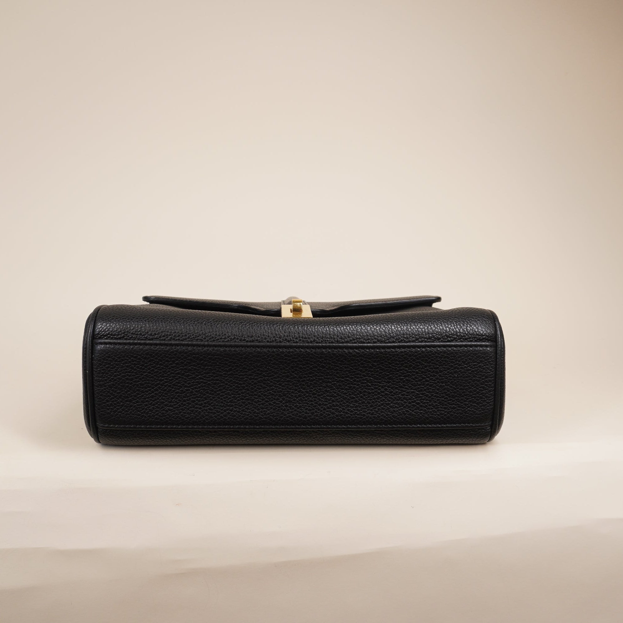 PRE-OWNED Soft 16 Bag Grainy Calfskin Teen Shoulder Bag