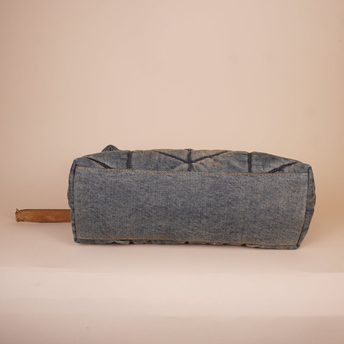 PRE-OWNED Puffer Denim LouLou Shoulder Bag