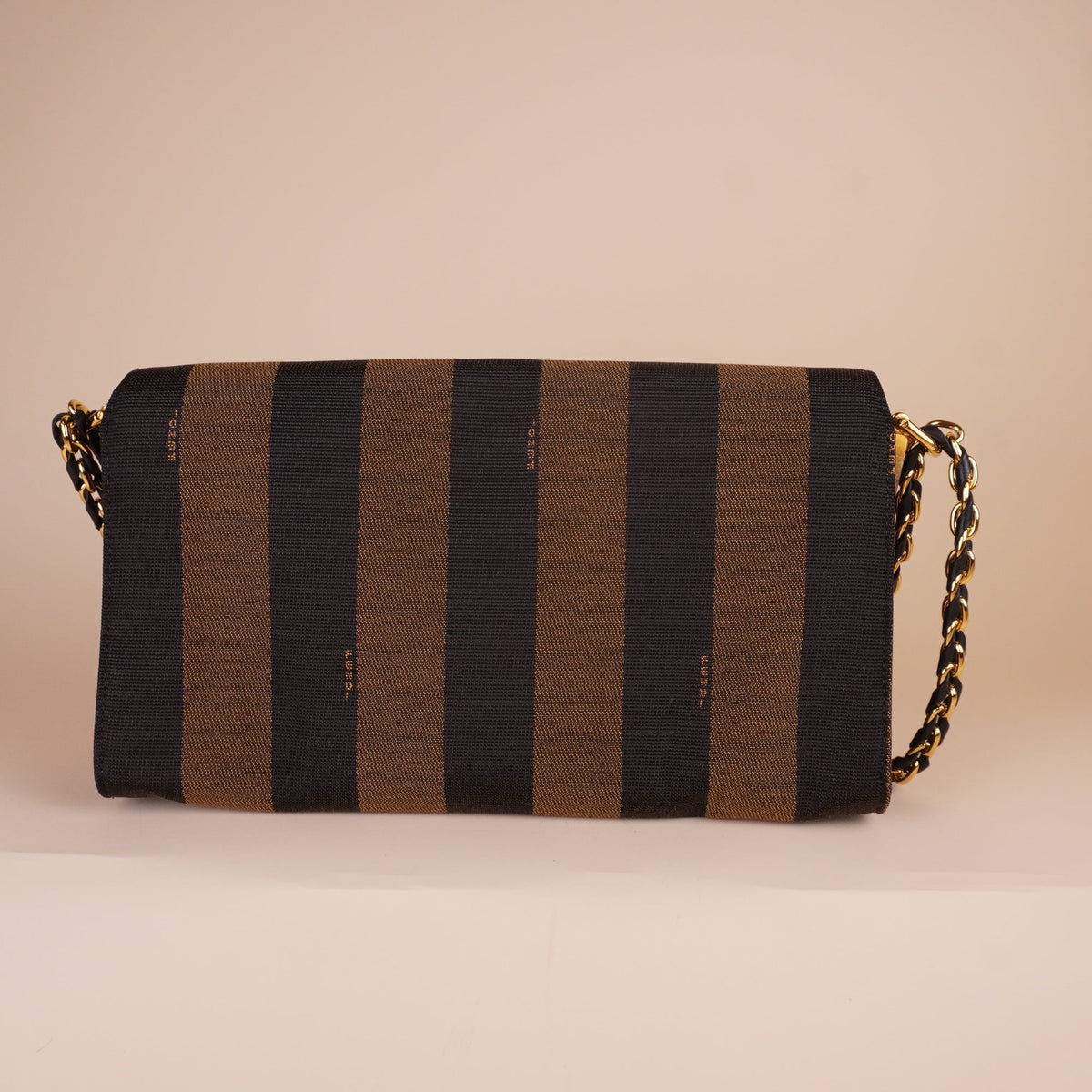 PRE-OWNED FF Small Pequin Claudia Shoulder Bag