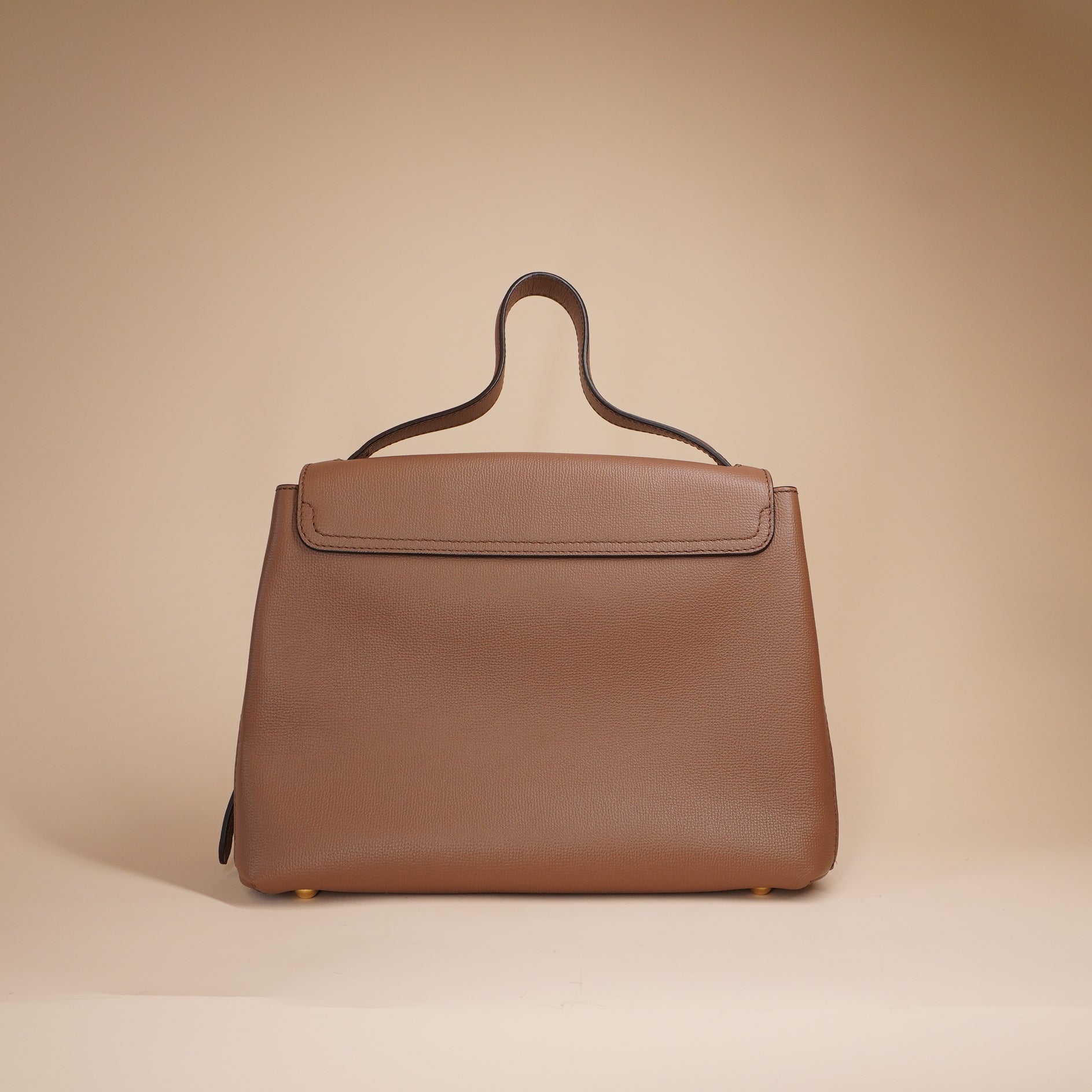 PRE-OWNED Beige House Check Camberley Shoulder Bag