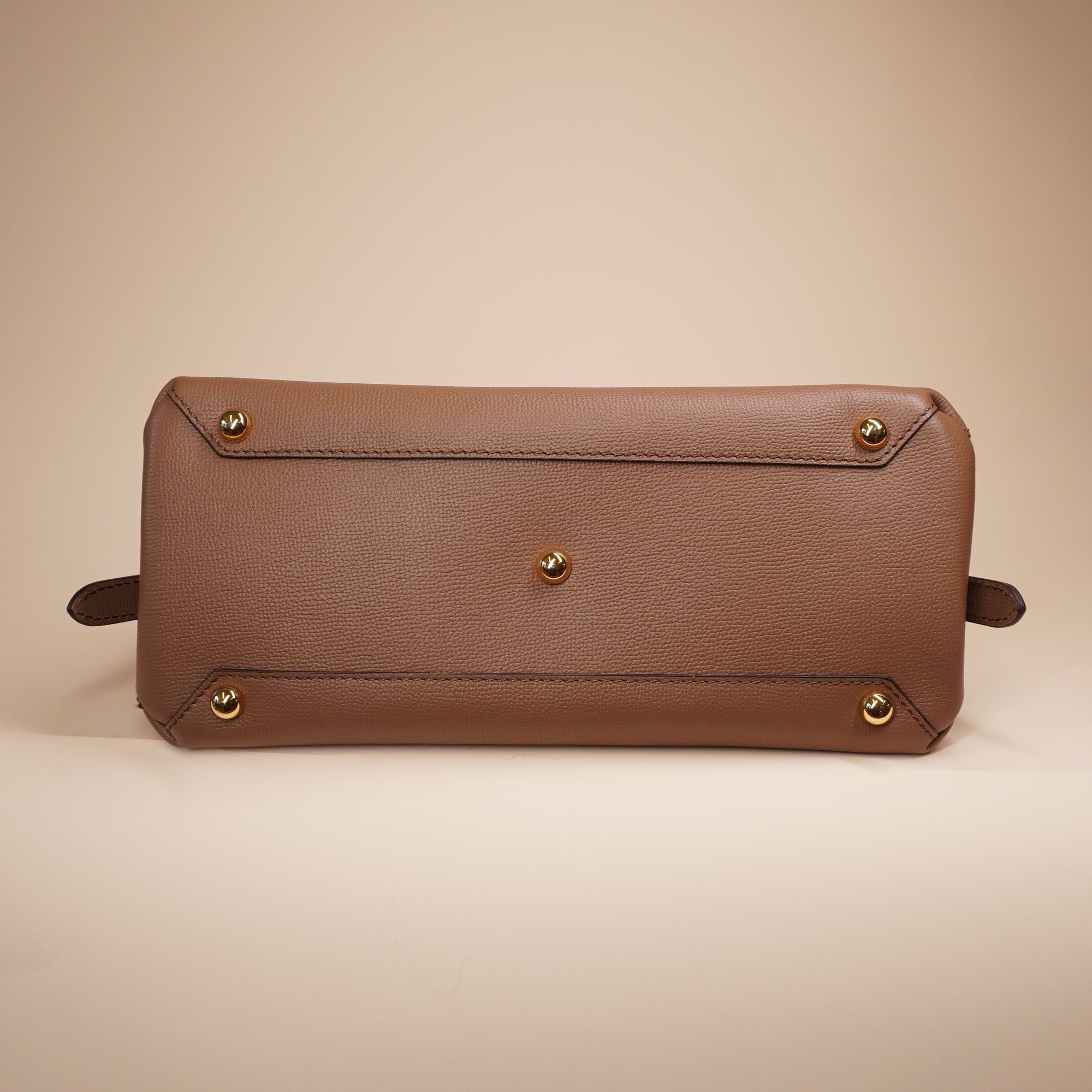 PRE-OWNED Beige House Check Camberley Shoulder Bag
