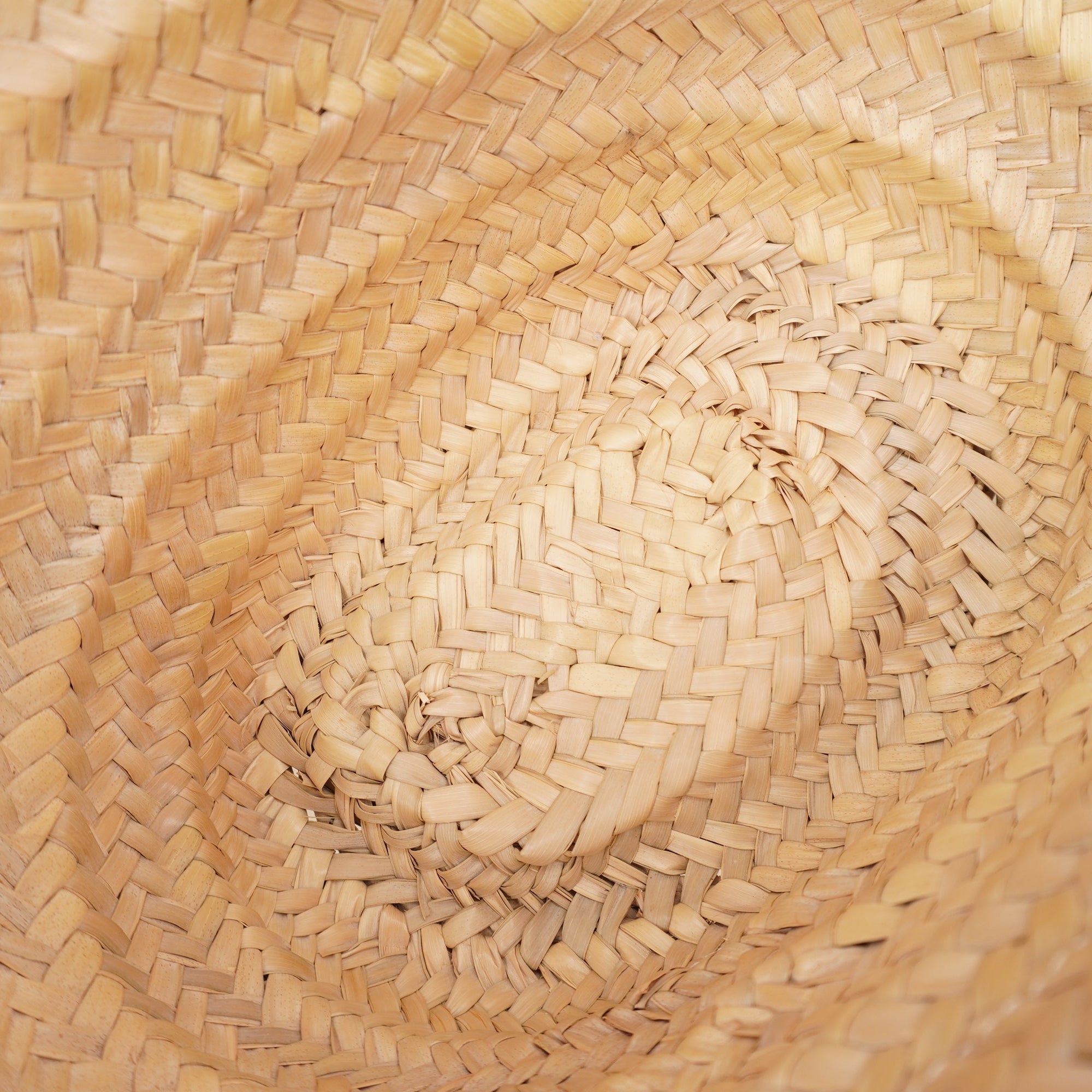 PRE-OWNED Raffia Basket Small Tote Small Shoulder Bag