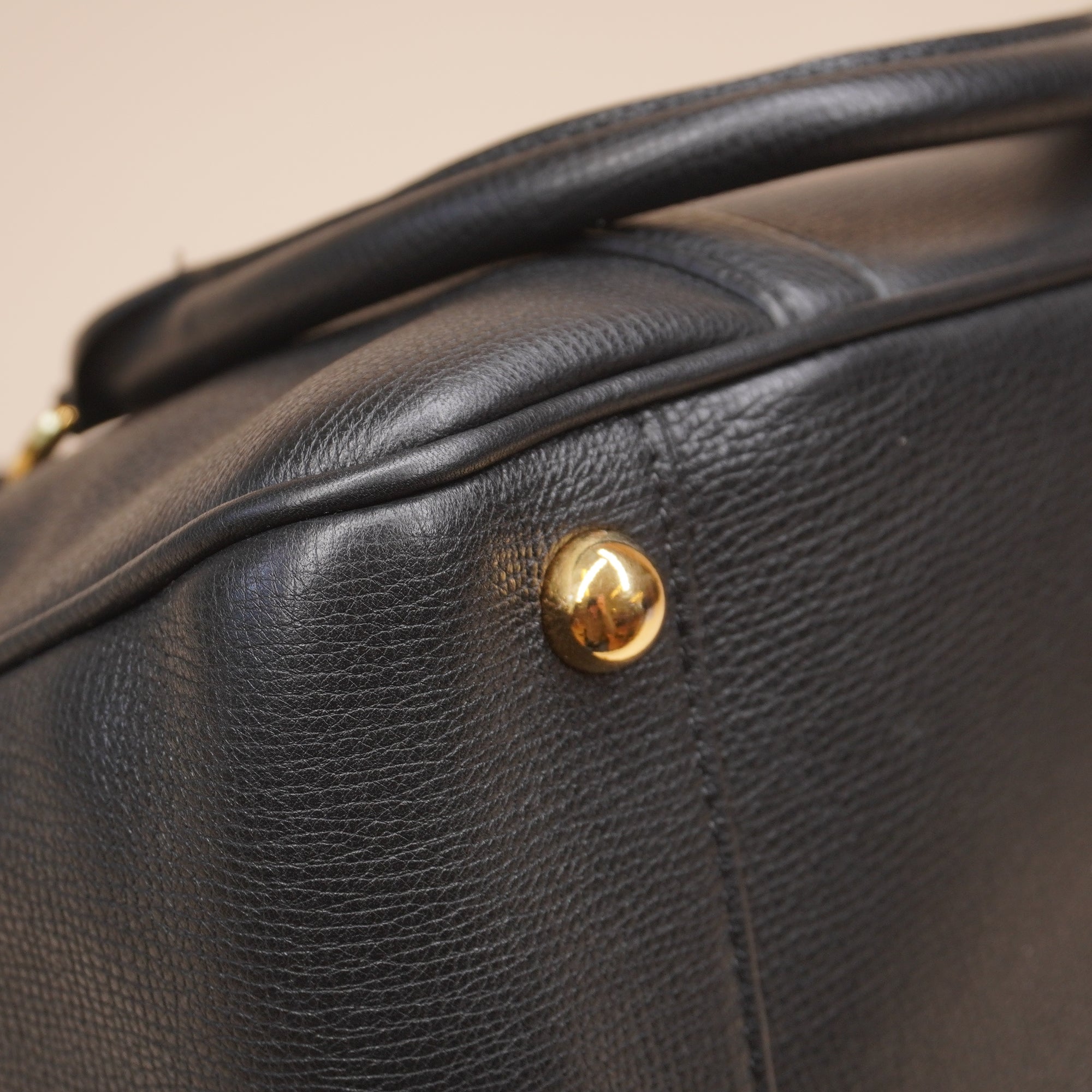 PRE-OWNED Black Milverton Medium Tote Bag