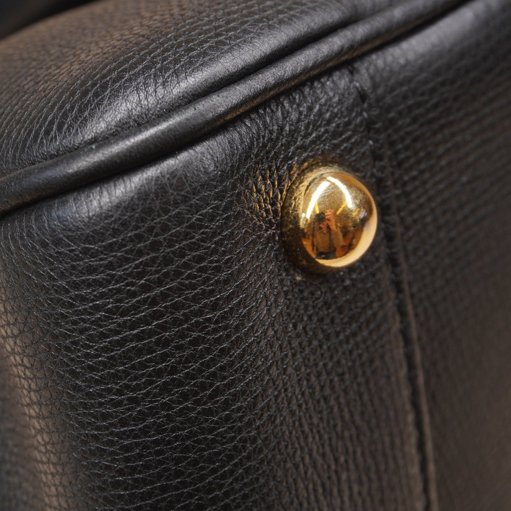 PRE-OWNED Black Milverton Medium Tote Bag
