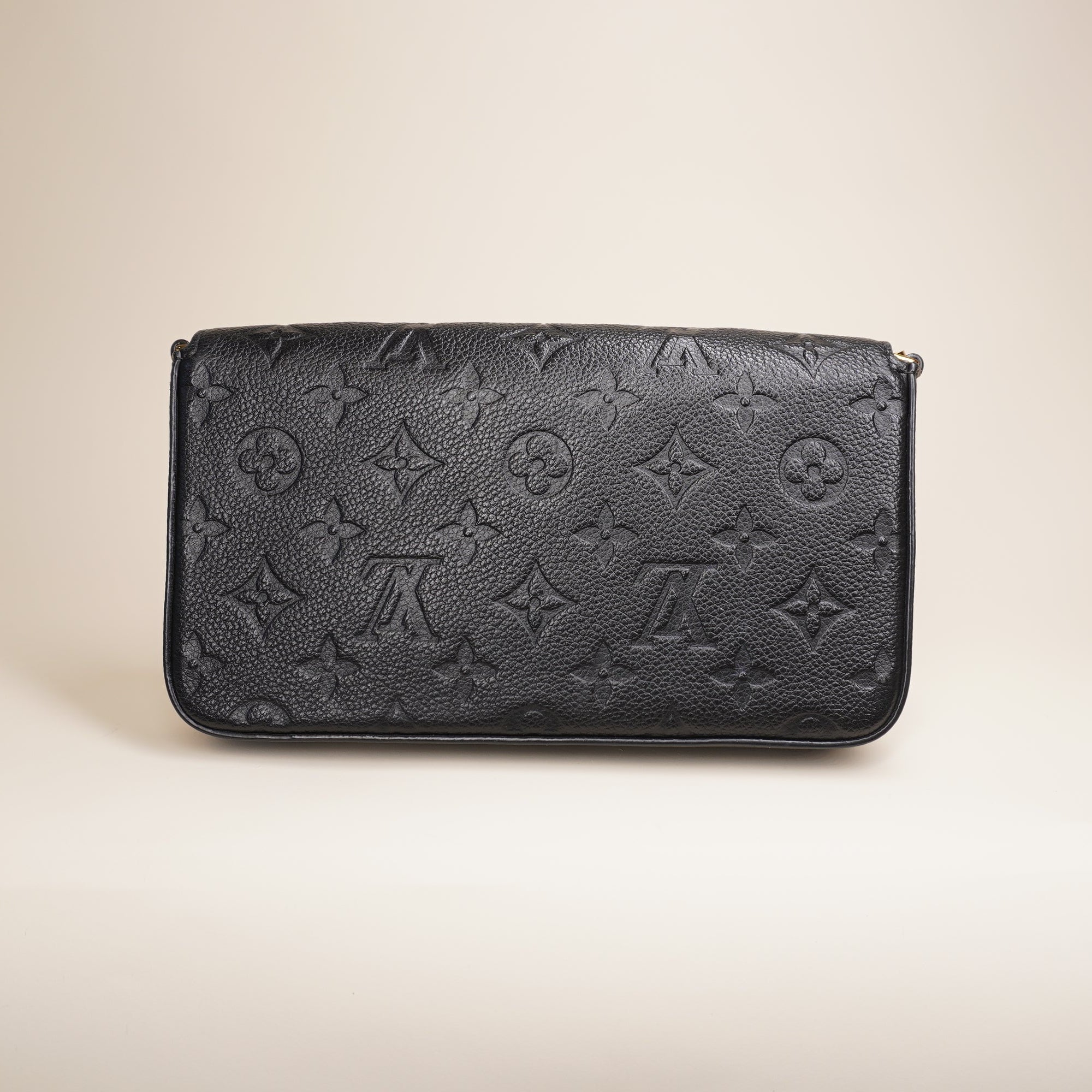 PRE-OWNED LV Félicie Pochette Monogram Empreinte Black Shoulder Bag