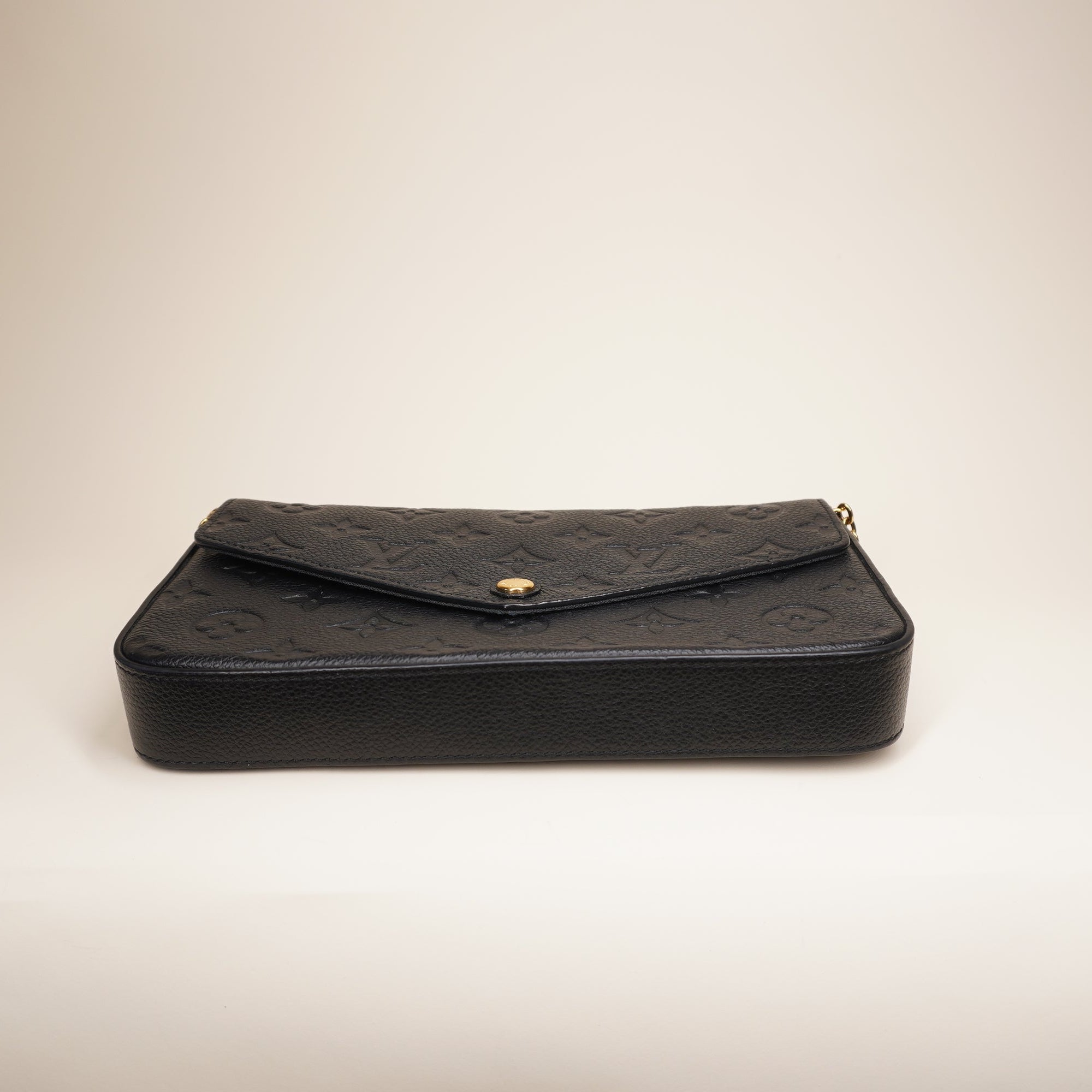 PRE-OWNED LV Félicie Pochette Monogram Empreinte Black Shoulder Bag