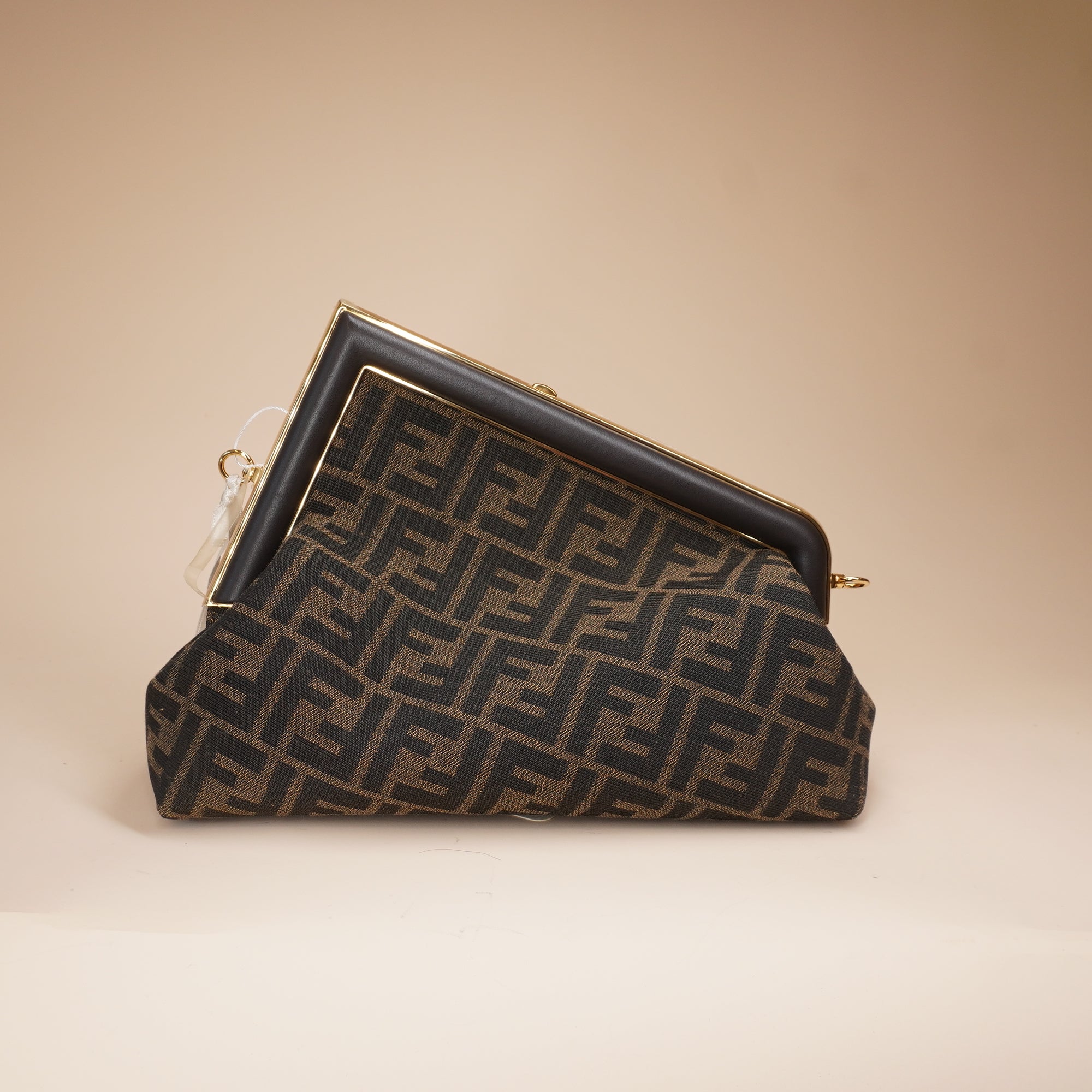 PRE-OWNED FF 2021 Zucca First Small Clutch w/Strap