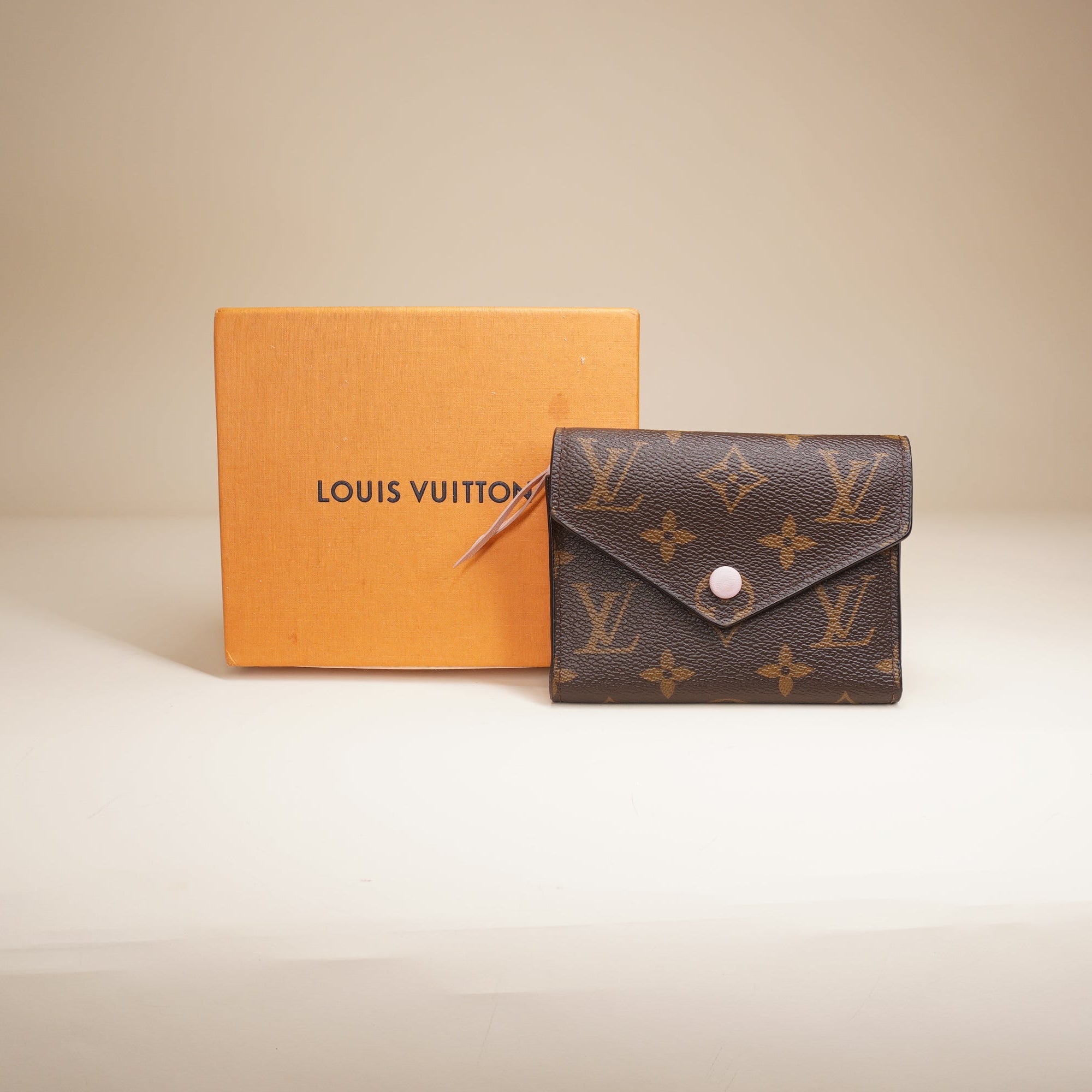 PRE-OWNED Victorine Monogram Rose Ballerine Wallet