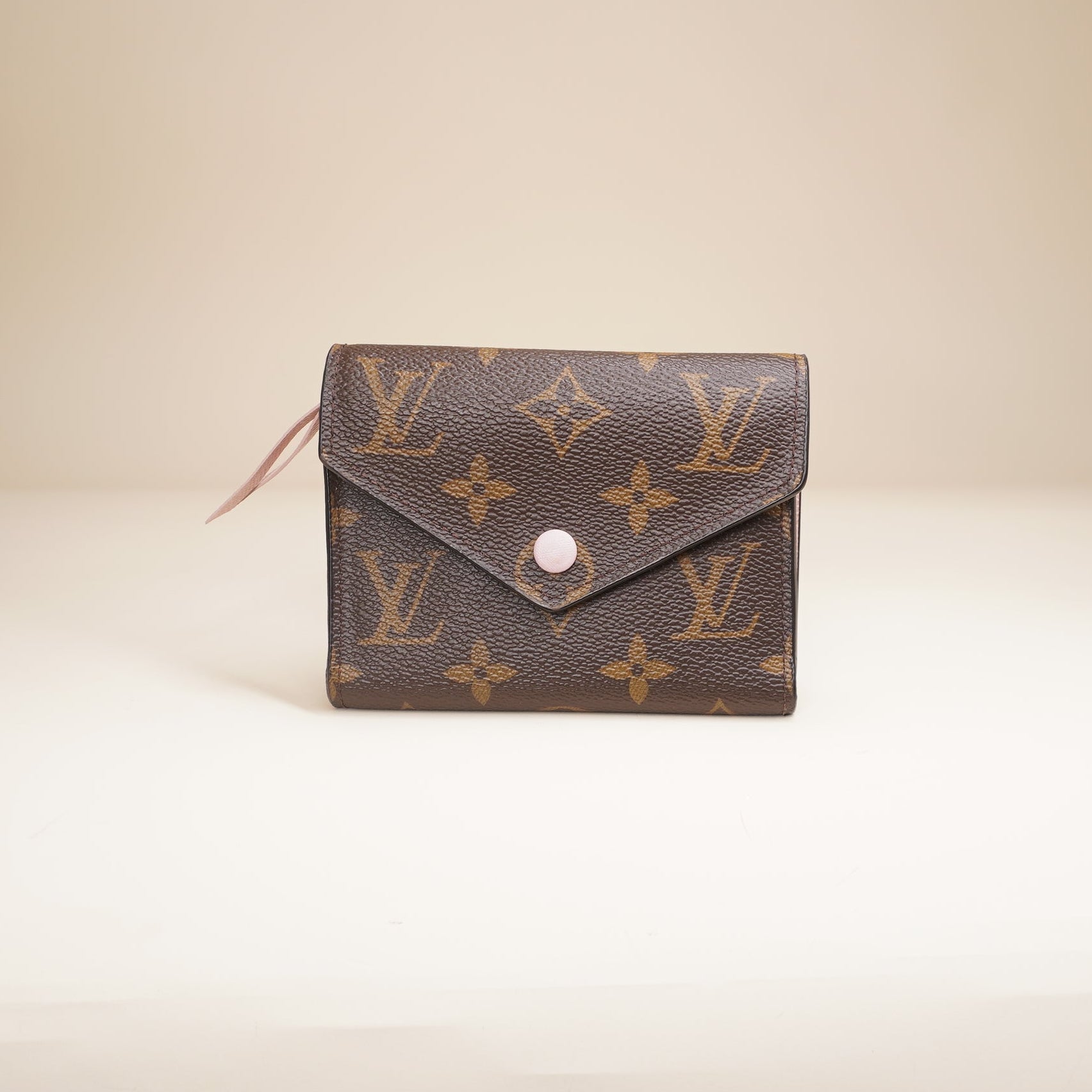 PRE-OWNED Victorine Monogram Rose Ballerine Wallet
