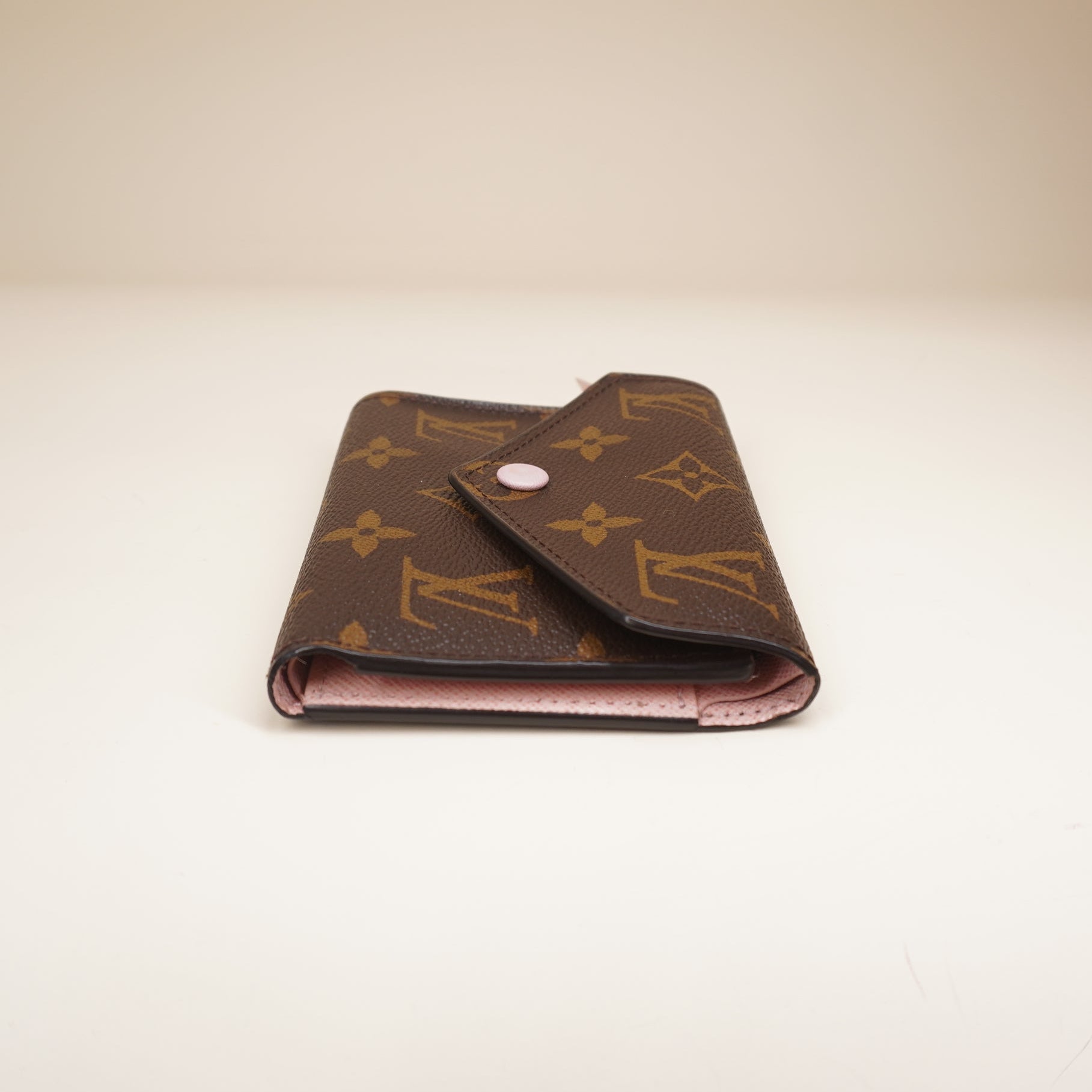 PRE-OWNED Victorine Monogram Rose Ballerine Wallet