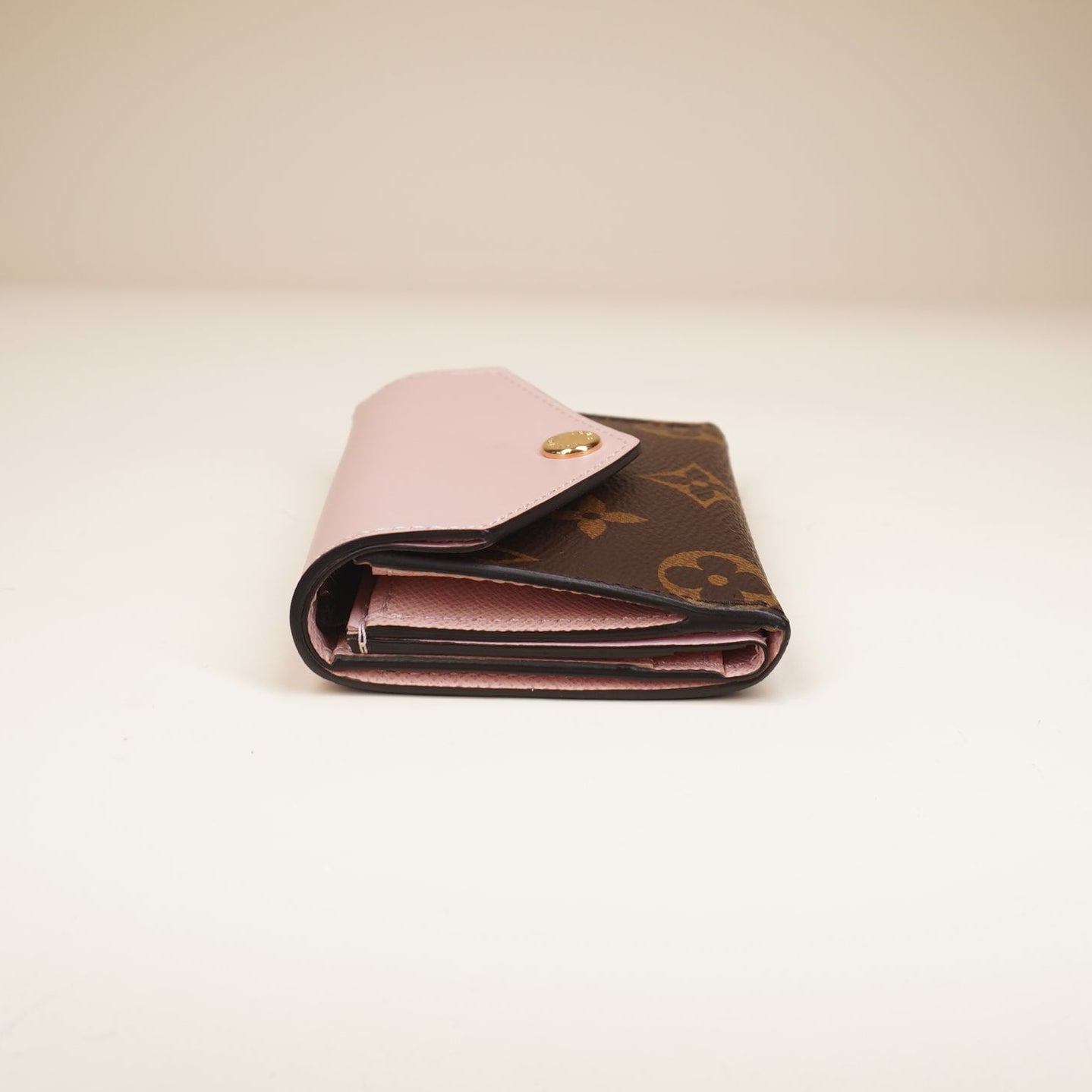 PRE-OWNED LV Zoe Monogram Canvas Long Wallet 