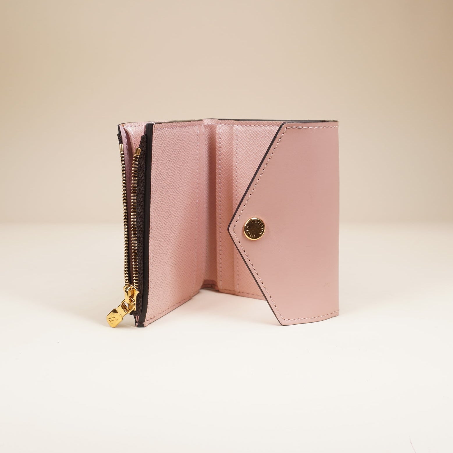 PRE-OWNED LV Zoe Monogram Canvas Long Wallet 