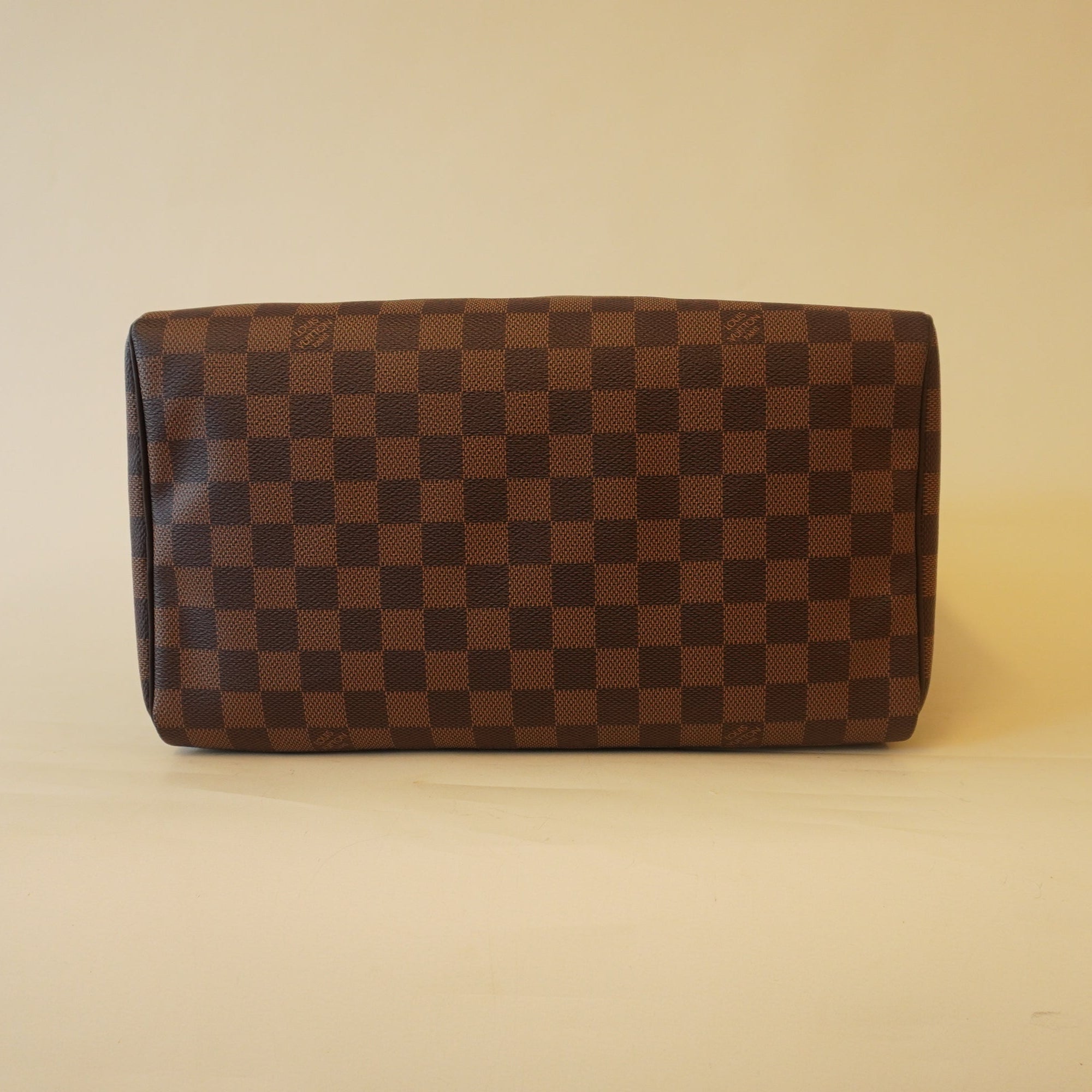 PRE-OWNED  Speedy 30 Damier Ebene Tote Bag