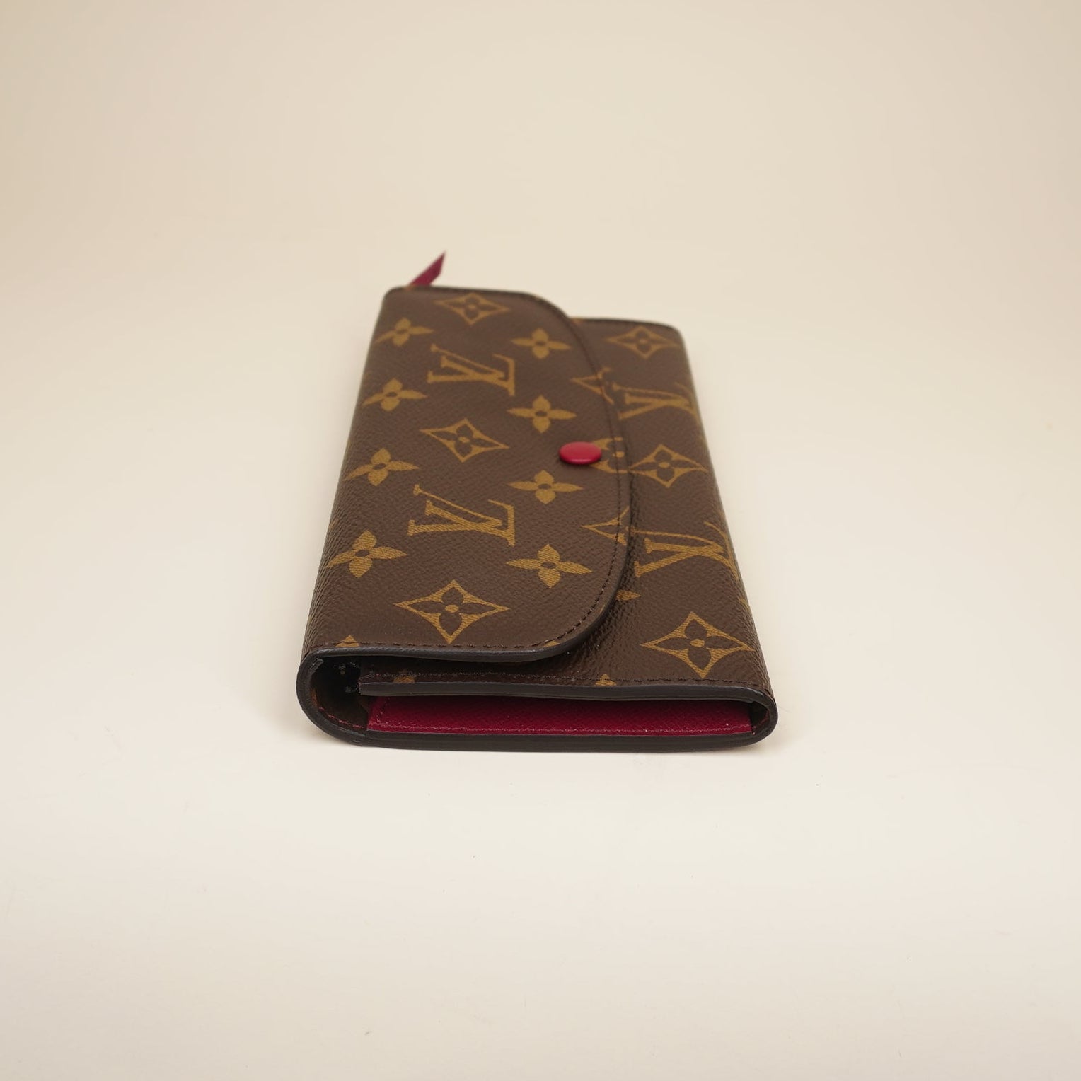 PRE-OWNED Emilie Monogram Canvas Long Wallet