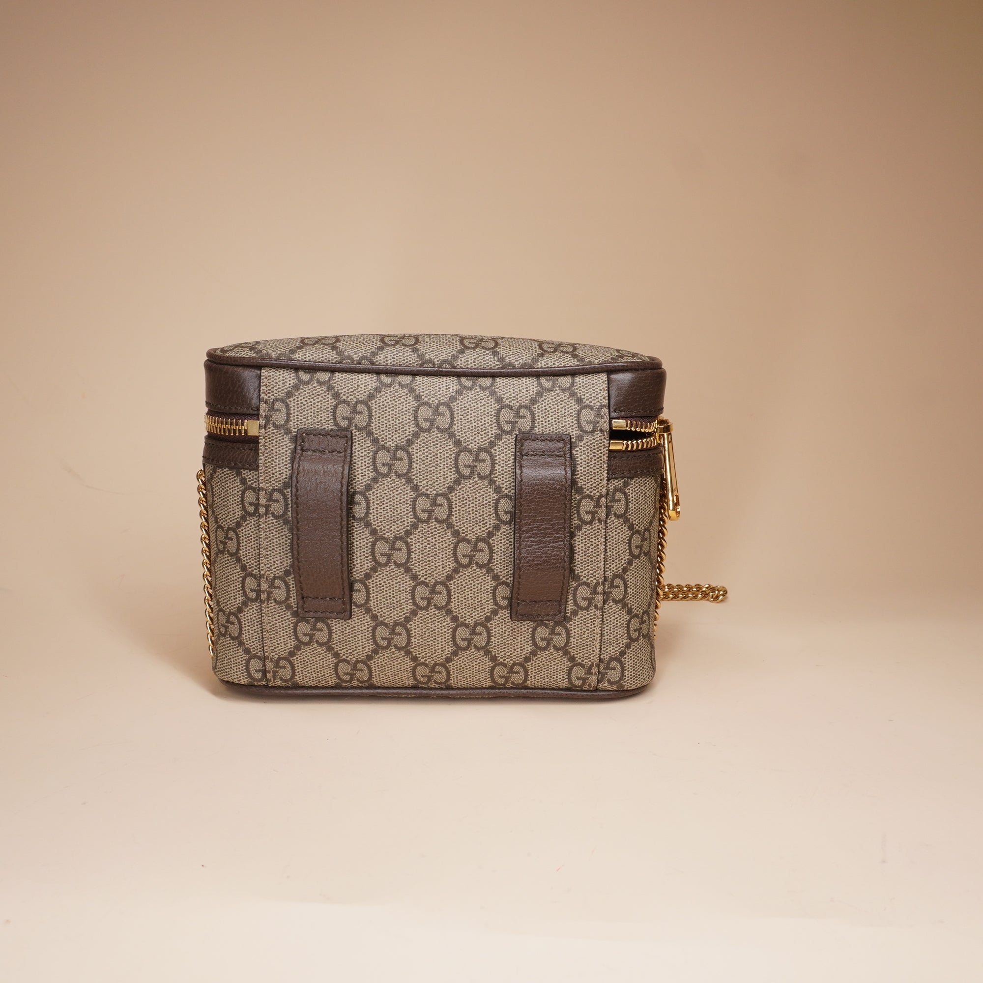 PRE-OWNED GG Coated Canvas Ophidia Small Chain Belt Bag