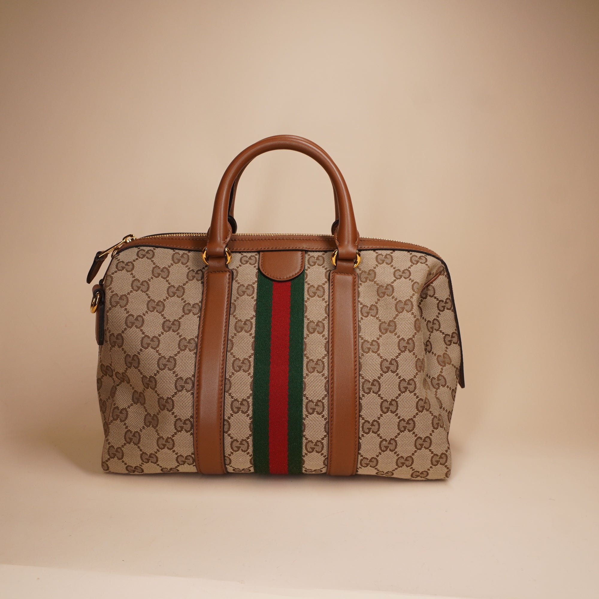 PRE-OWNED GG Ophidia Boston Medium Shoulder Bag