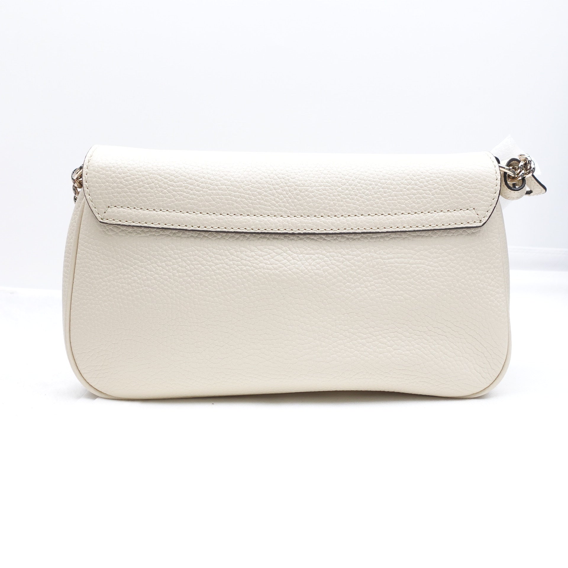 Bolso de hombro con solapa y cadena GG Cream Soho de segunda mano
