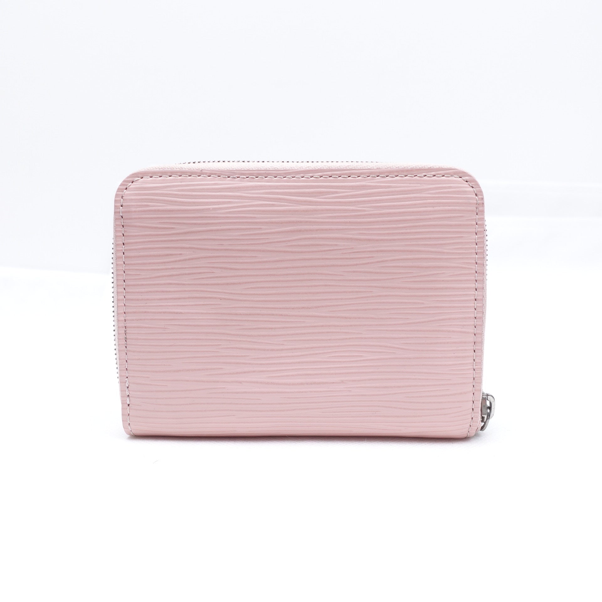 Monedero con cremallera de piel Epi rosa bebé LV USADO