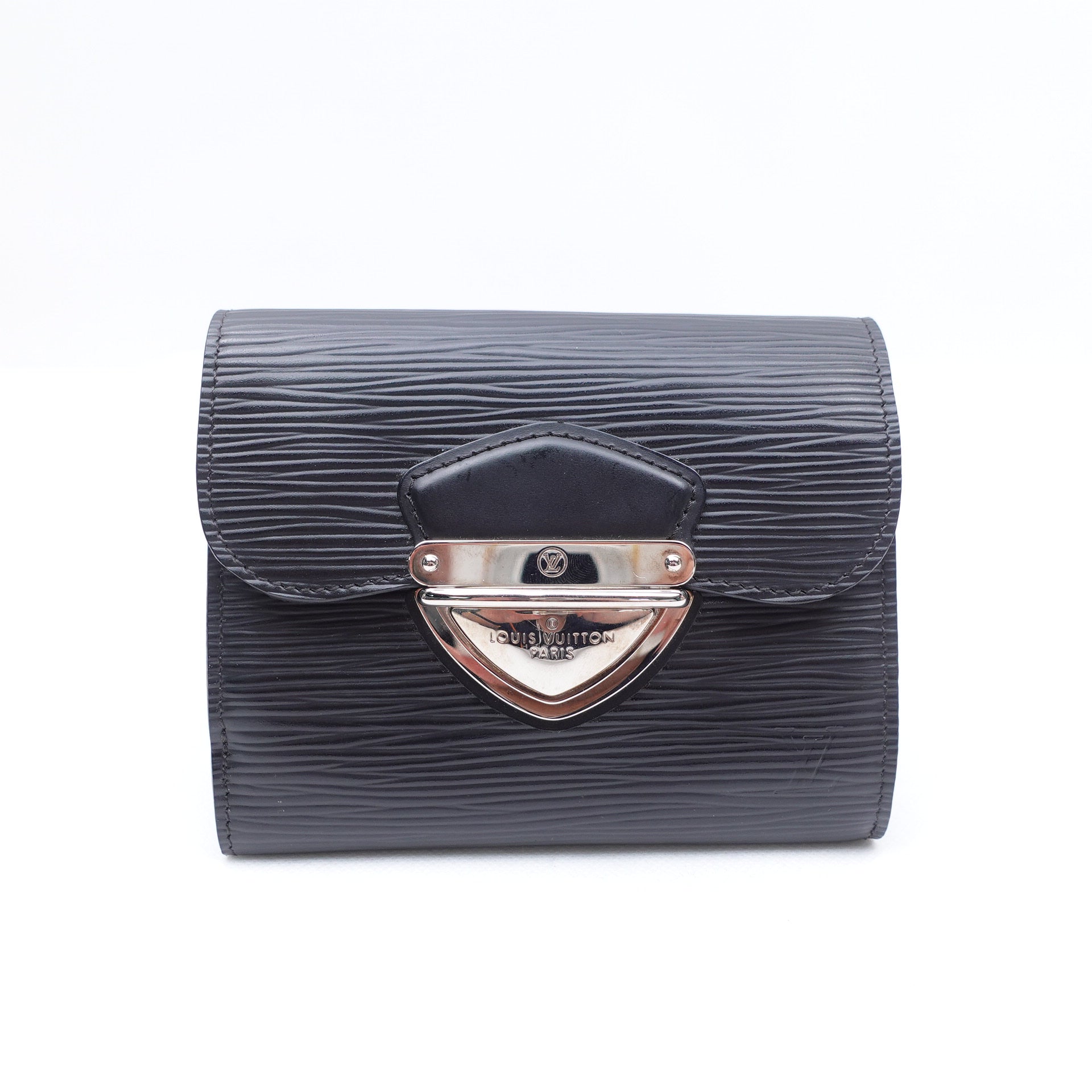 Cartera corta Joey de piel Epi negra LV de segunda mano