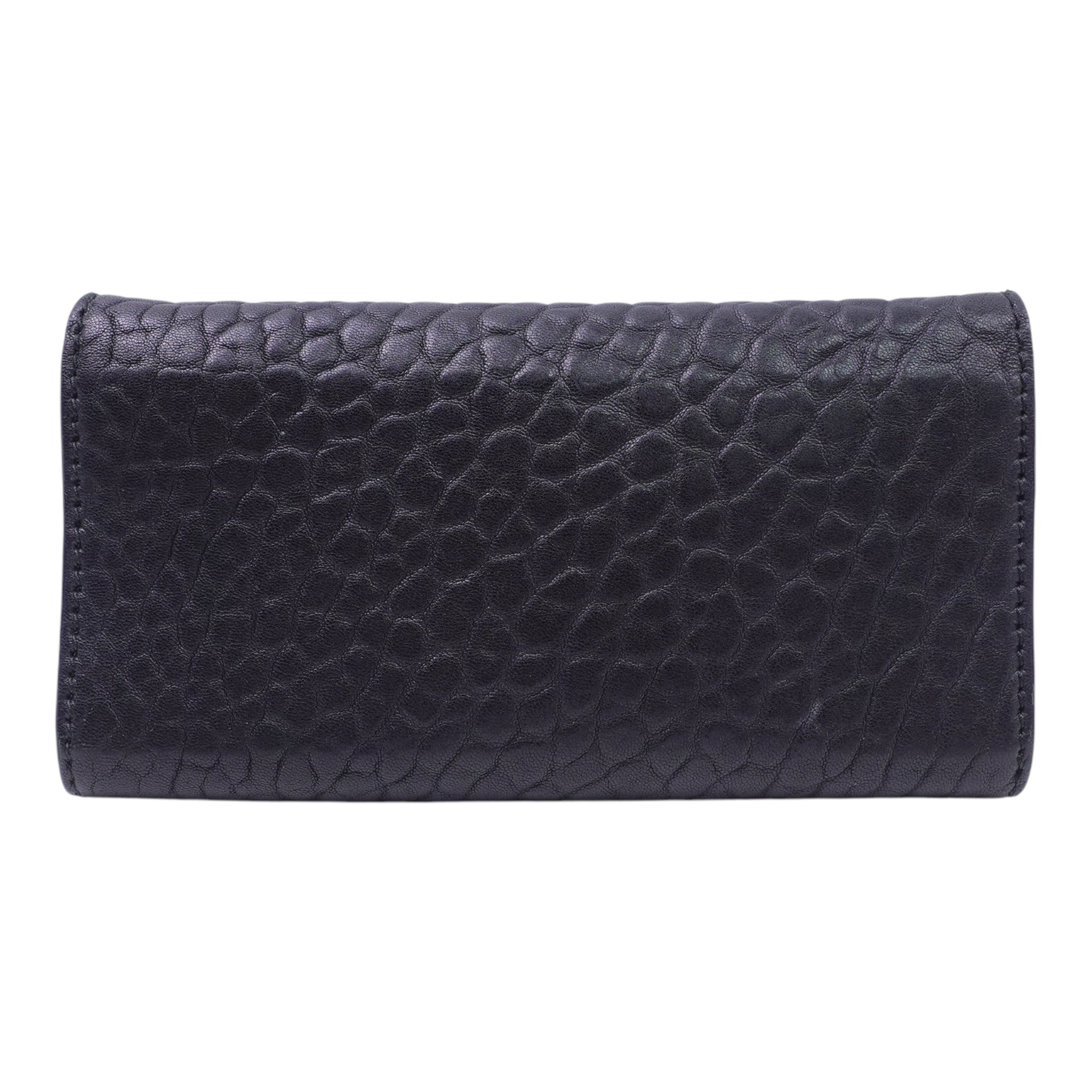 Cartera J'Adior Croisiere de piel negra con cadena, USADA