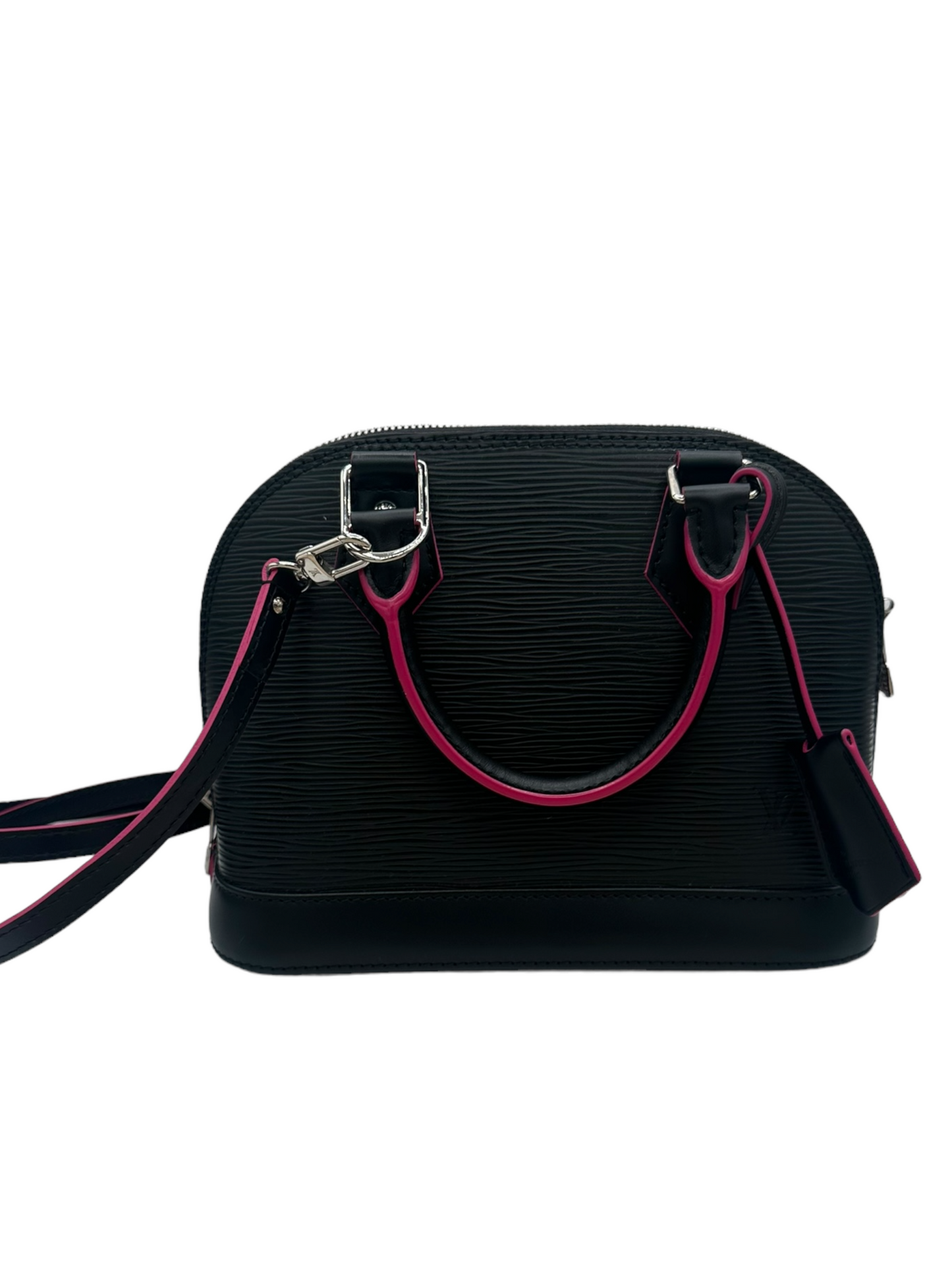 LOUIS VUITTON- Epi Leather BB Black & Hot Pink